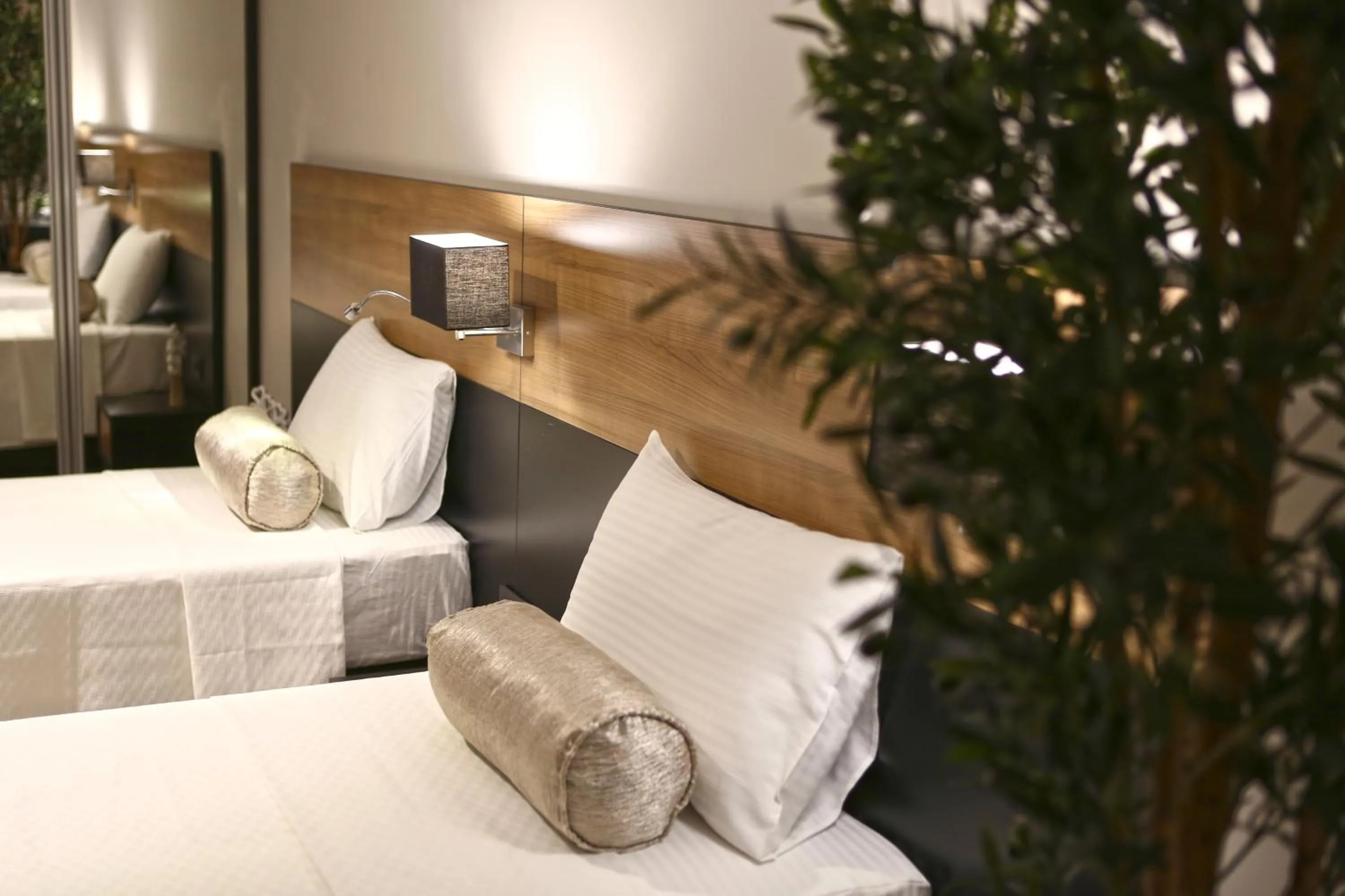 Bed in Kalevera Hotel