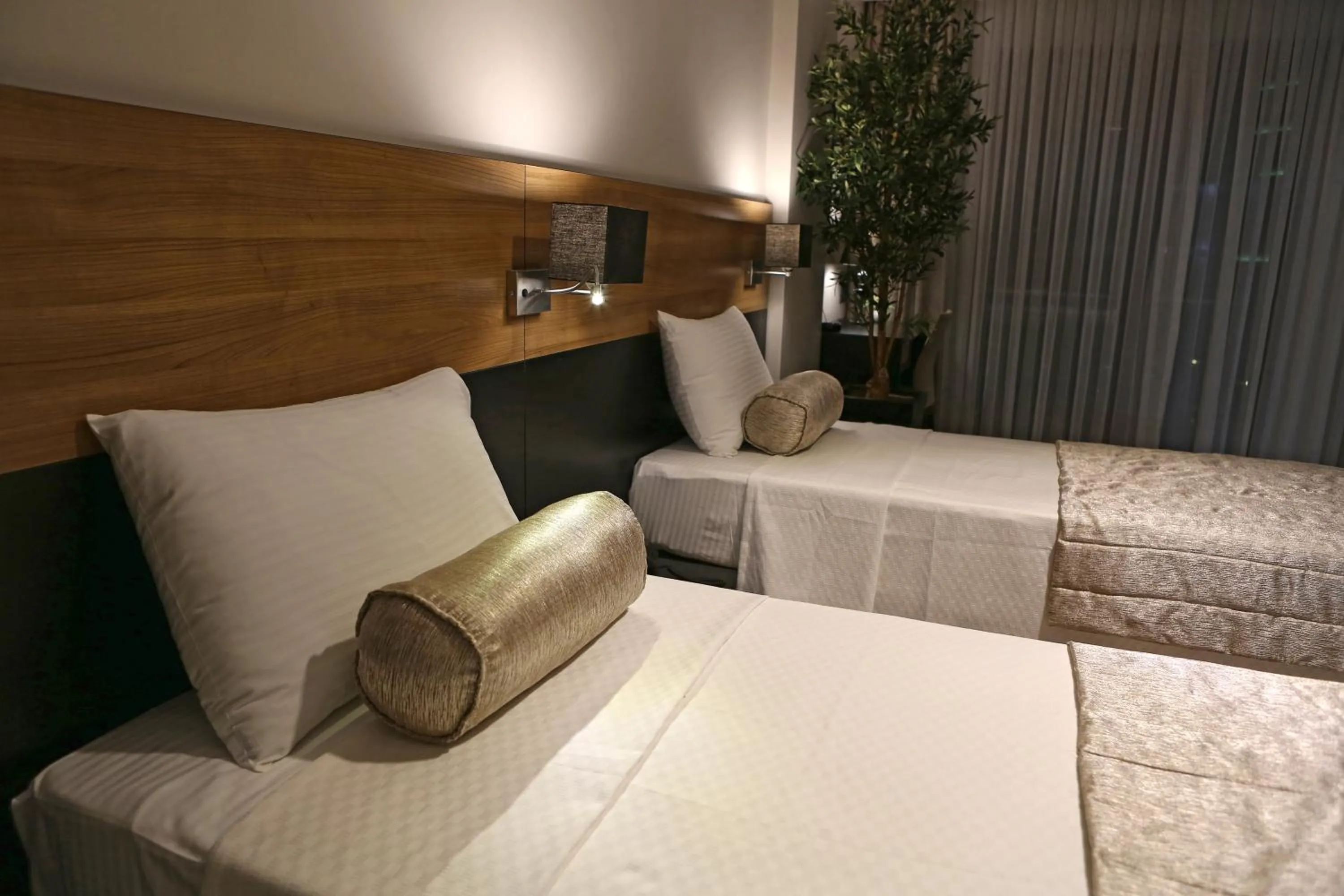 Bed in Kalevera Hotel