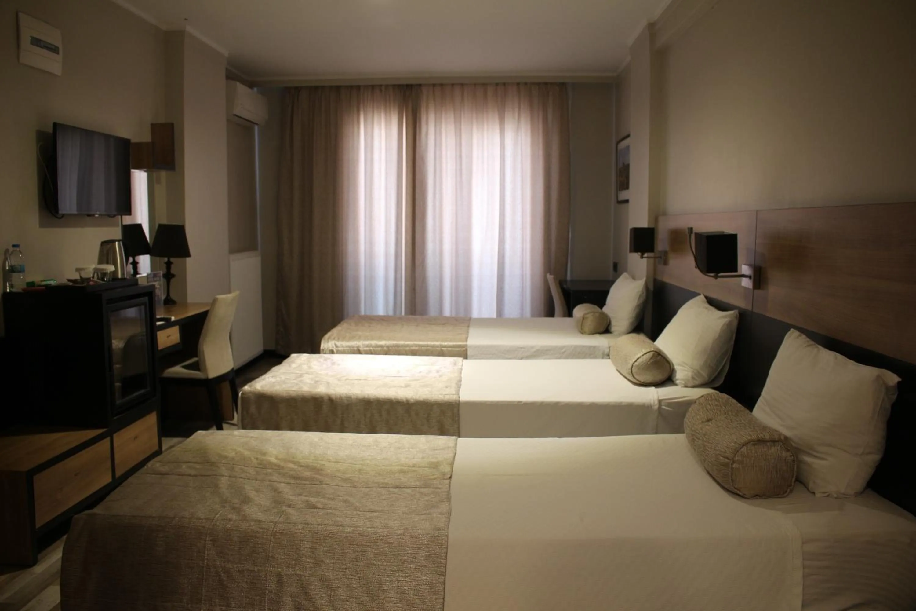 Bed in Kalevera Hotel