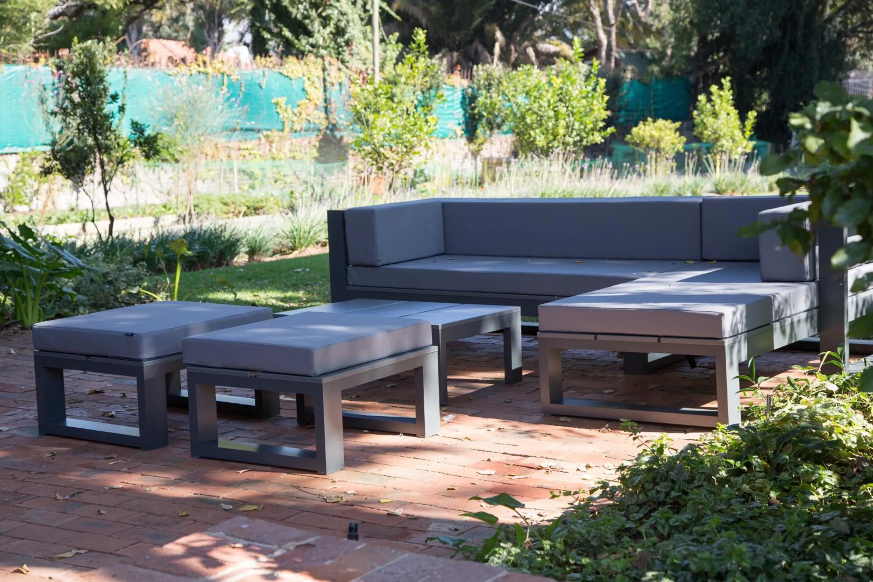 Garden view in Ten Bompas Hotel