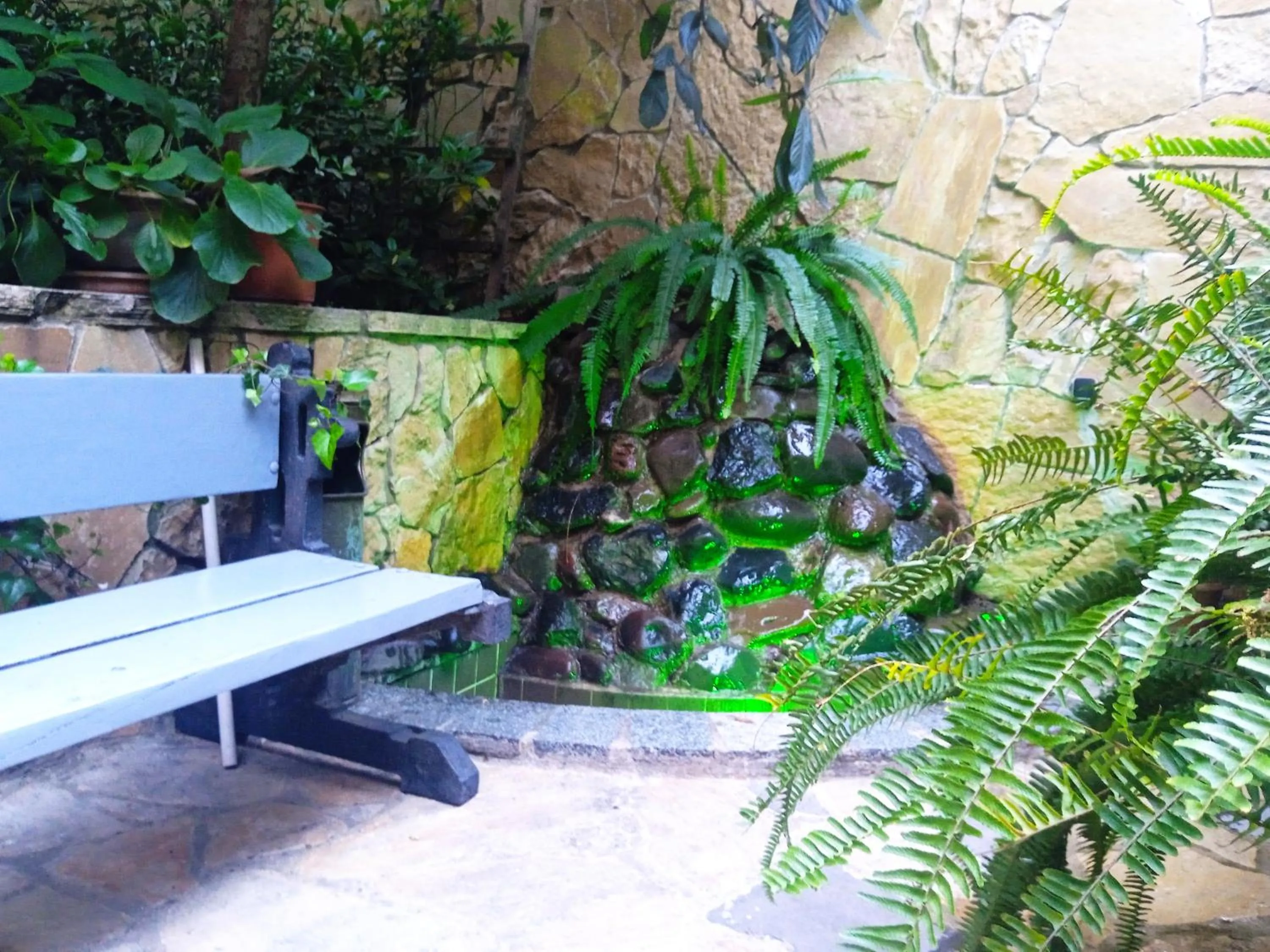 Garden view in Sani Hotel