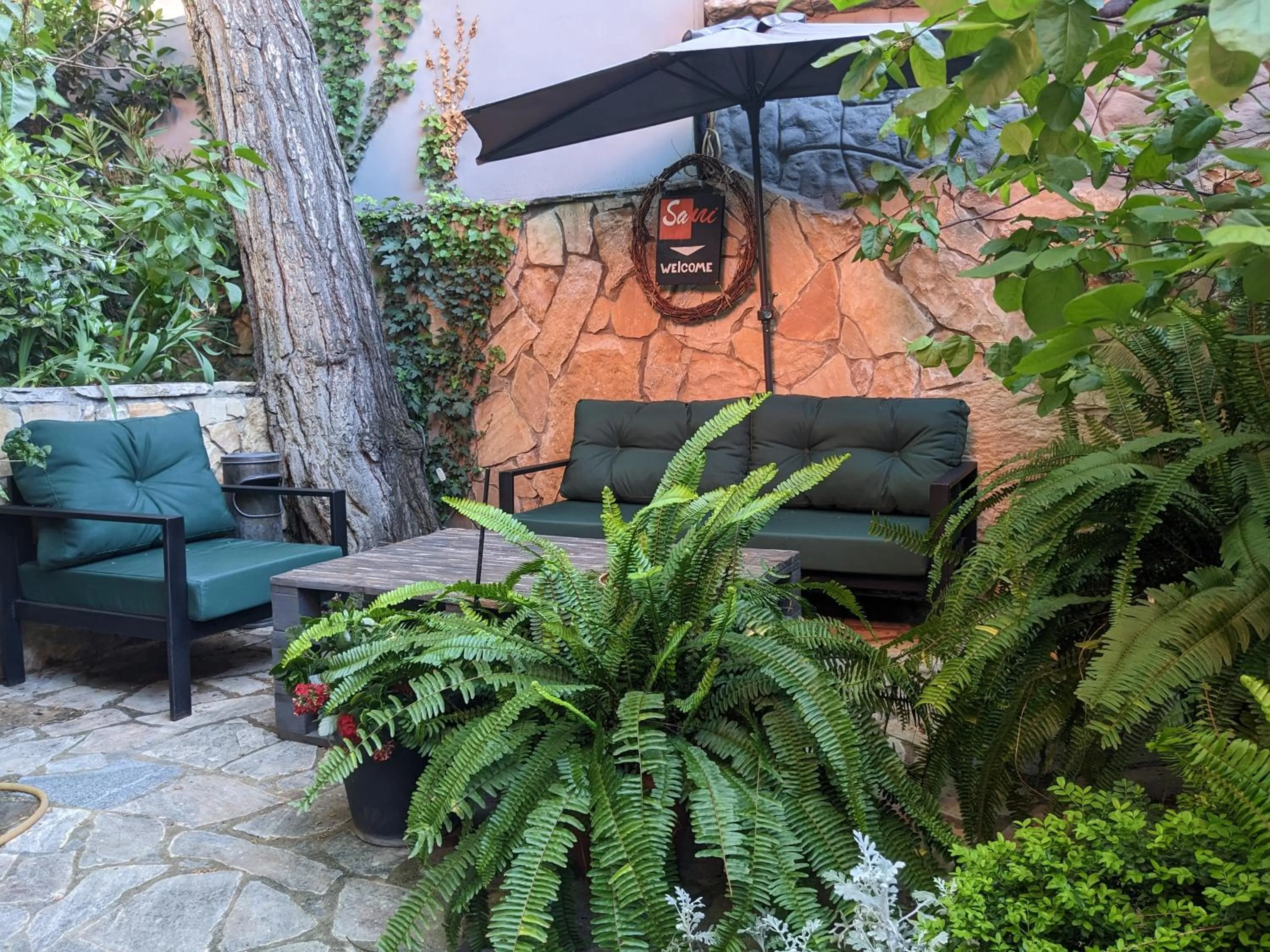 Garden in Sani Hotel