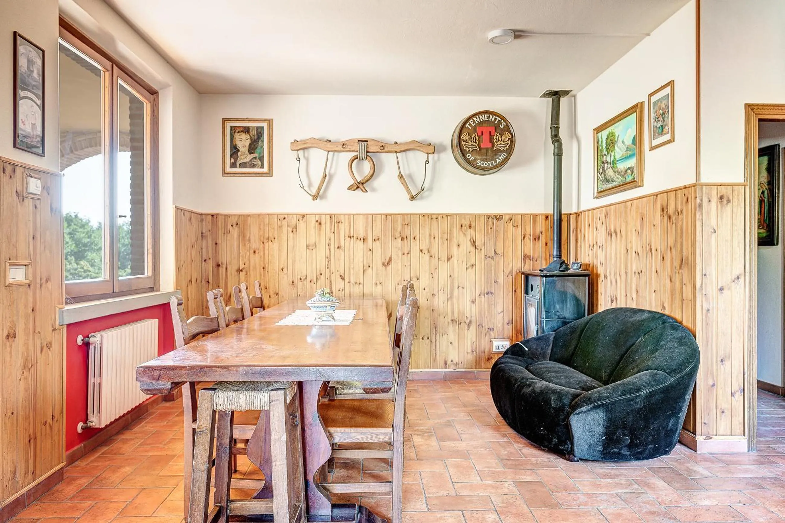 Living room in Villa Verde