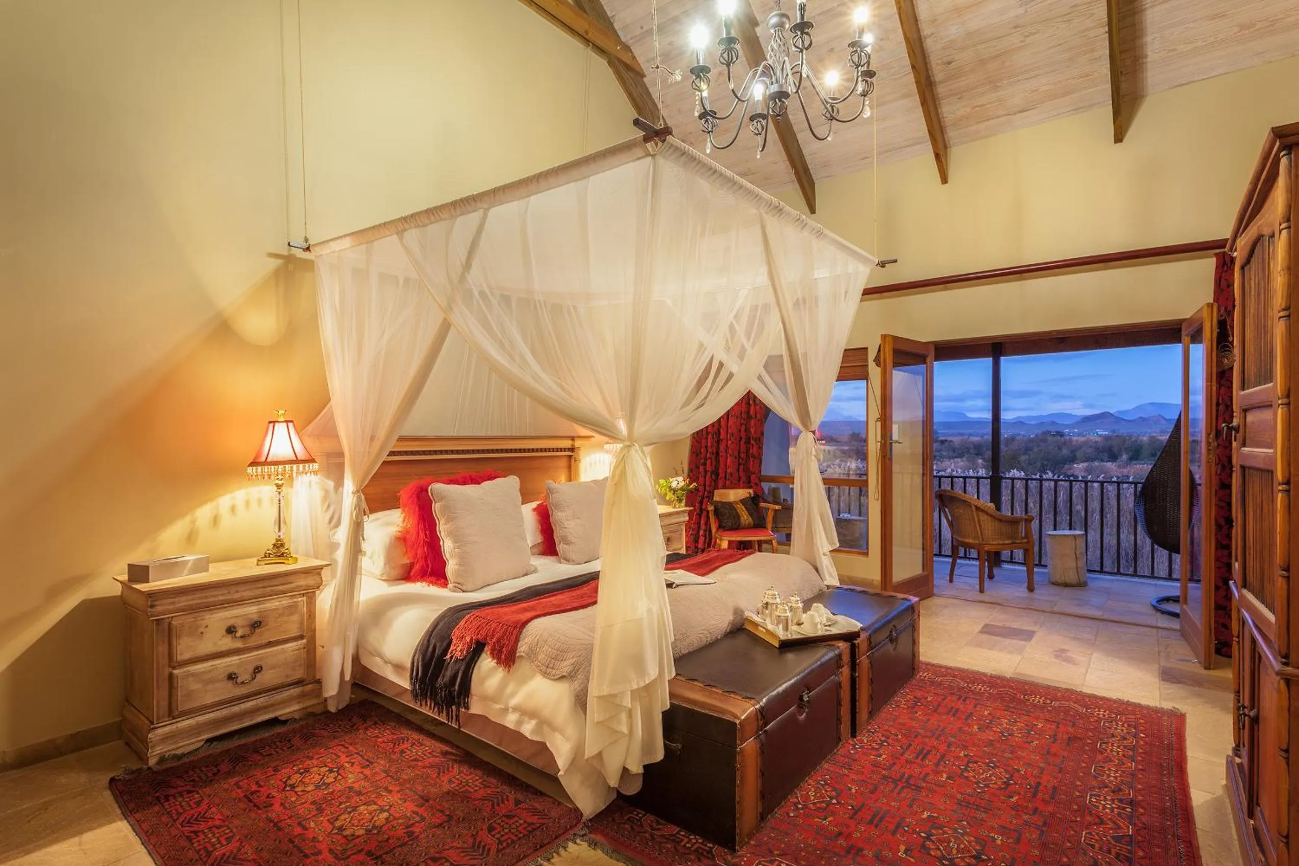 Bedroom, Bed in De Zeekoe Guest Farm