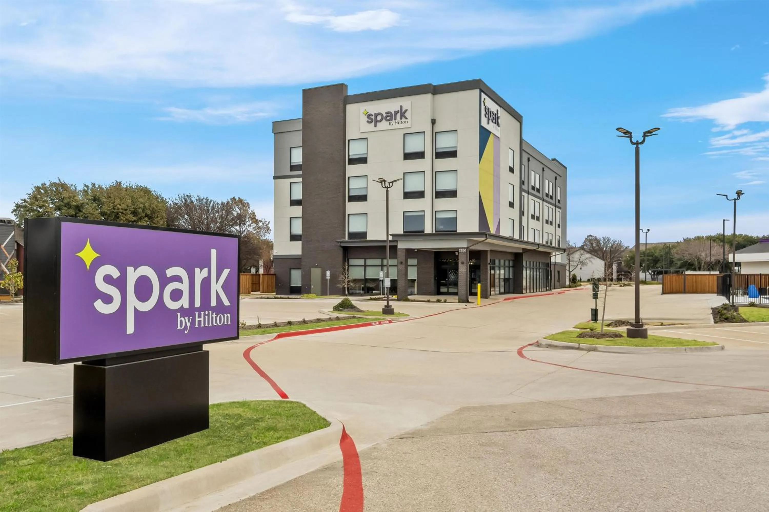 Property building in Spark By Hilton Garland Dallas East