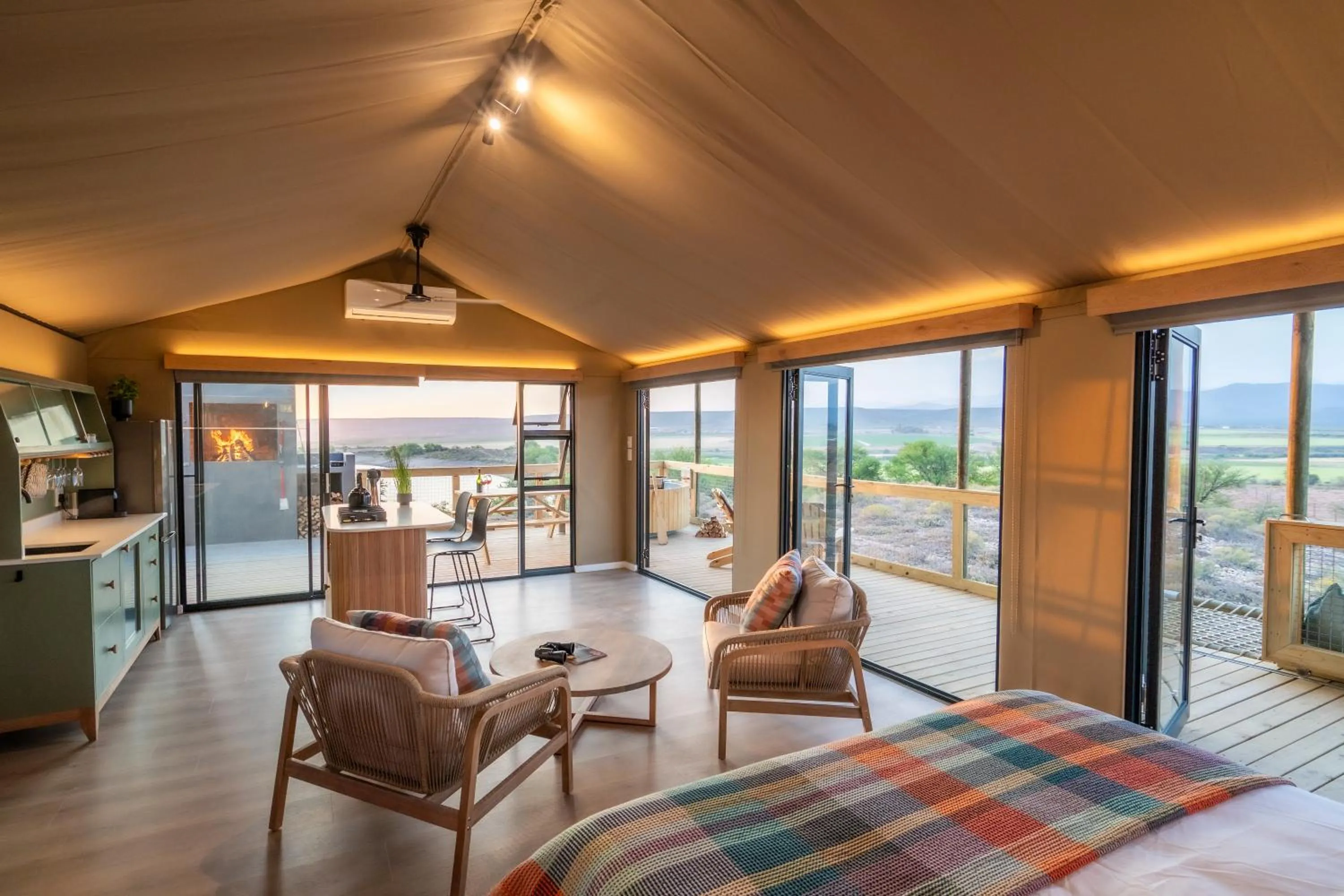 View (from property/room) in AfriCamps Klein Karoo