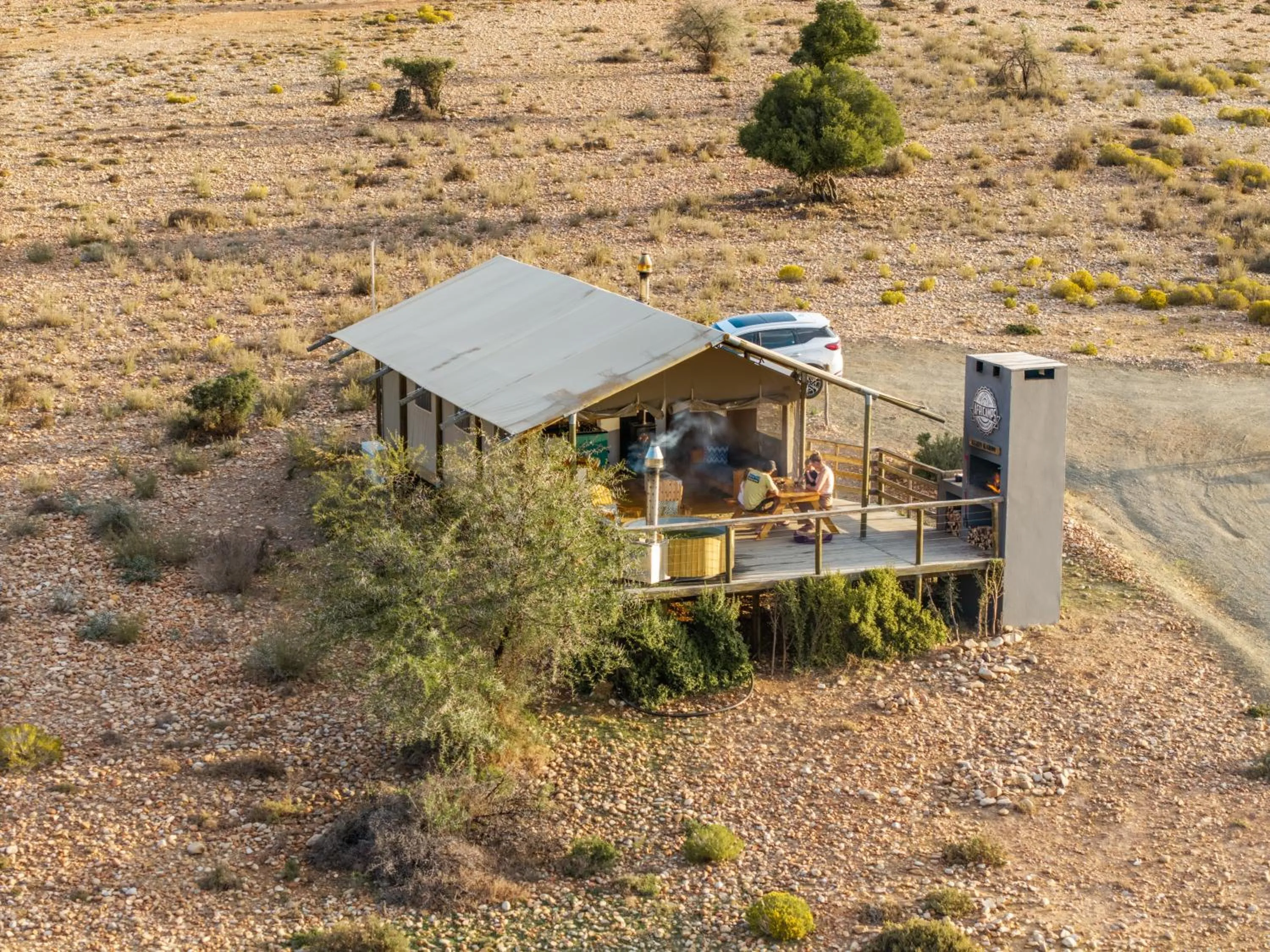 Photo of the whole room in AfriCamps Klein Karoo