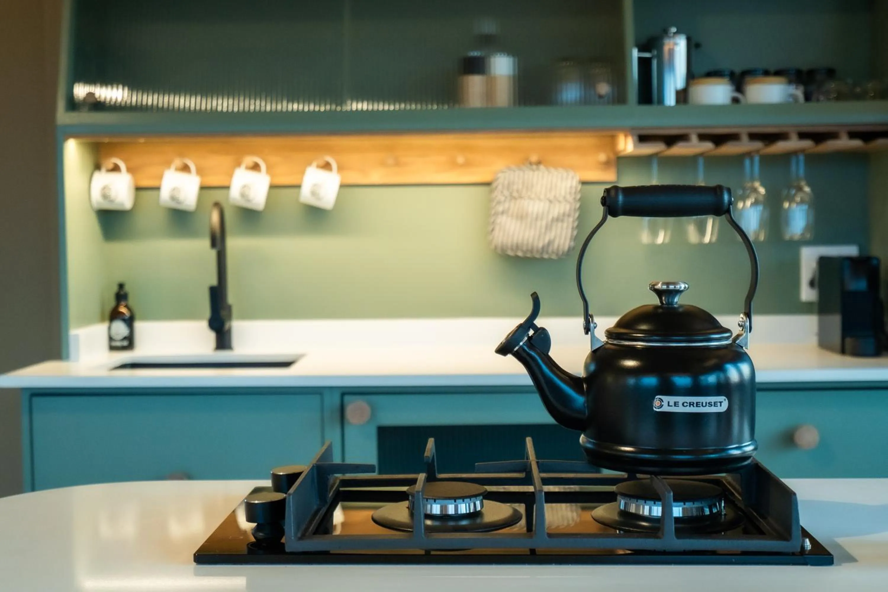 Coffee/tea facilities in AfriCamps Klein Karoo