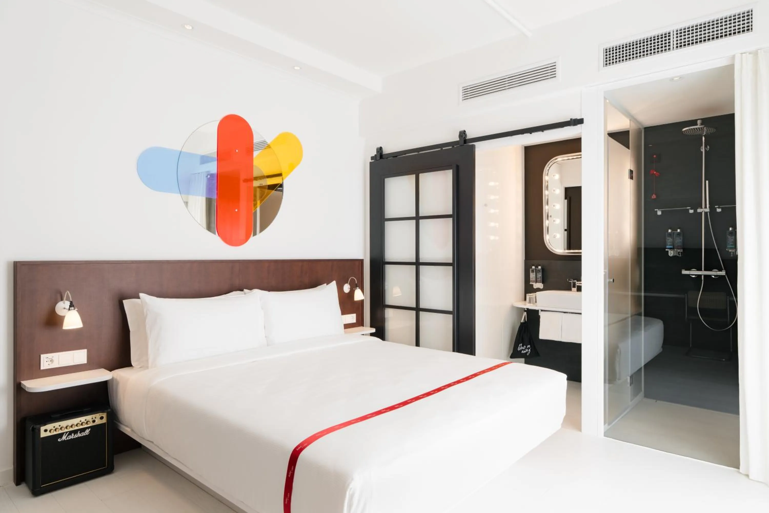 Bed in Ruby Giulia Hotel Rome