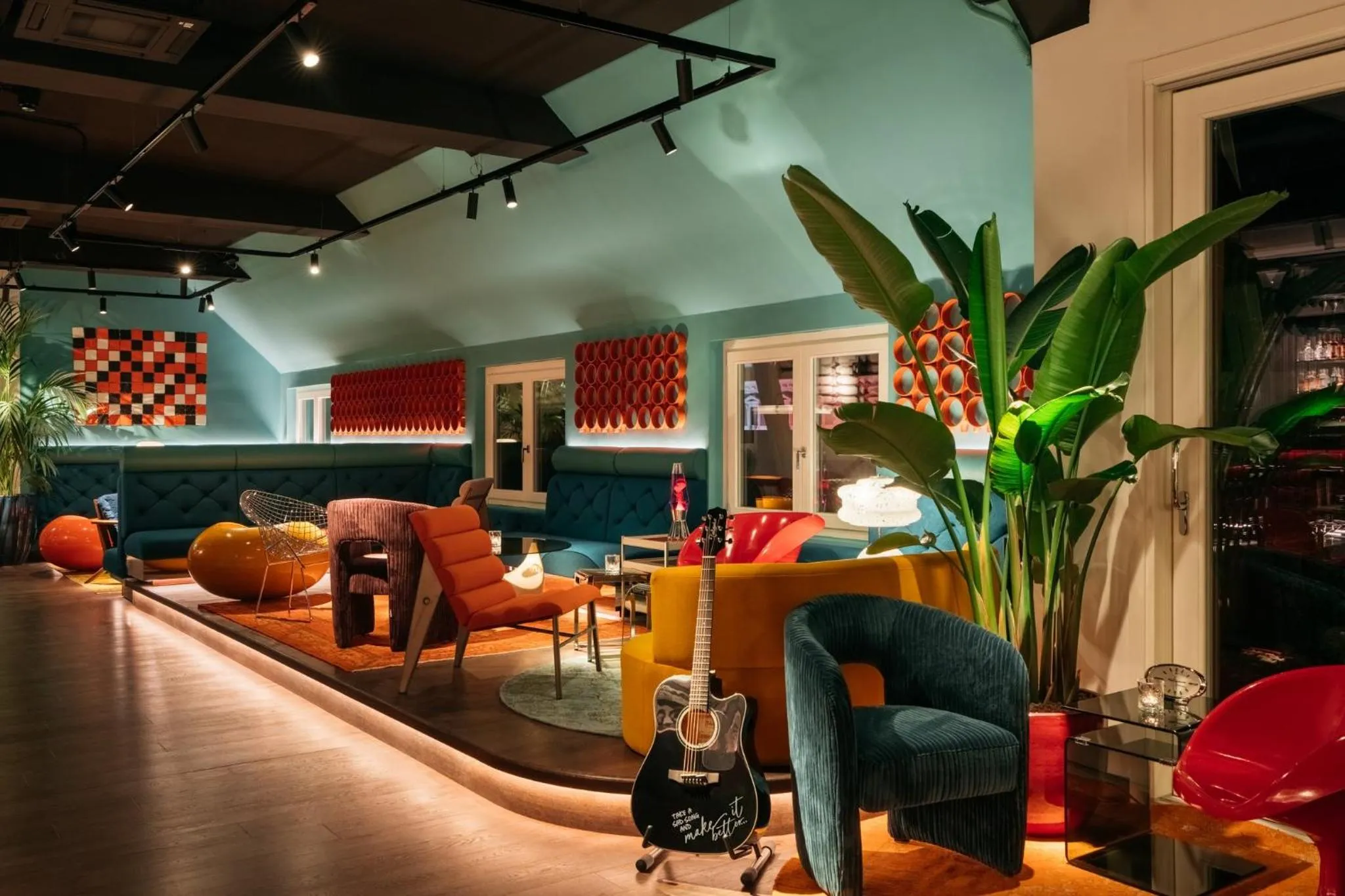 Lounge or bar in Ruby Giulia Hotel Rome