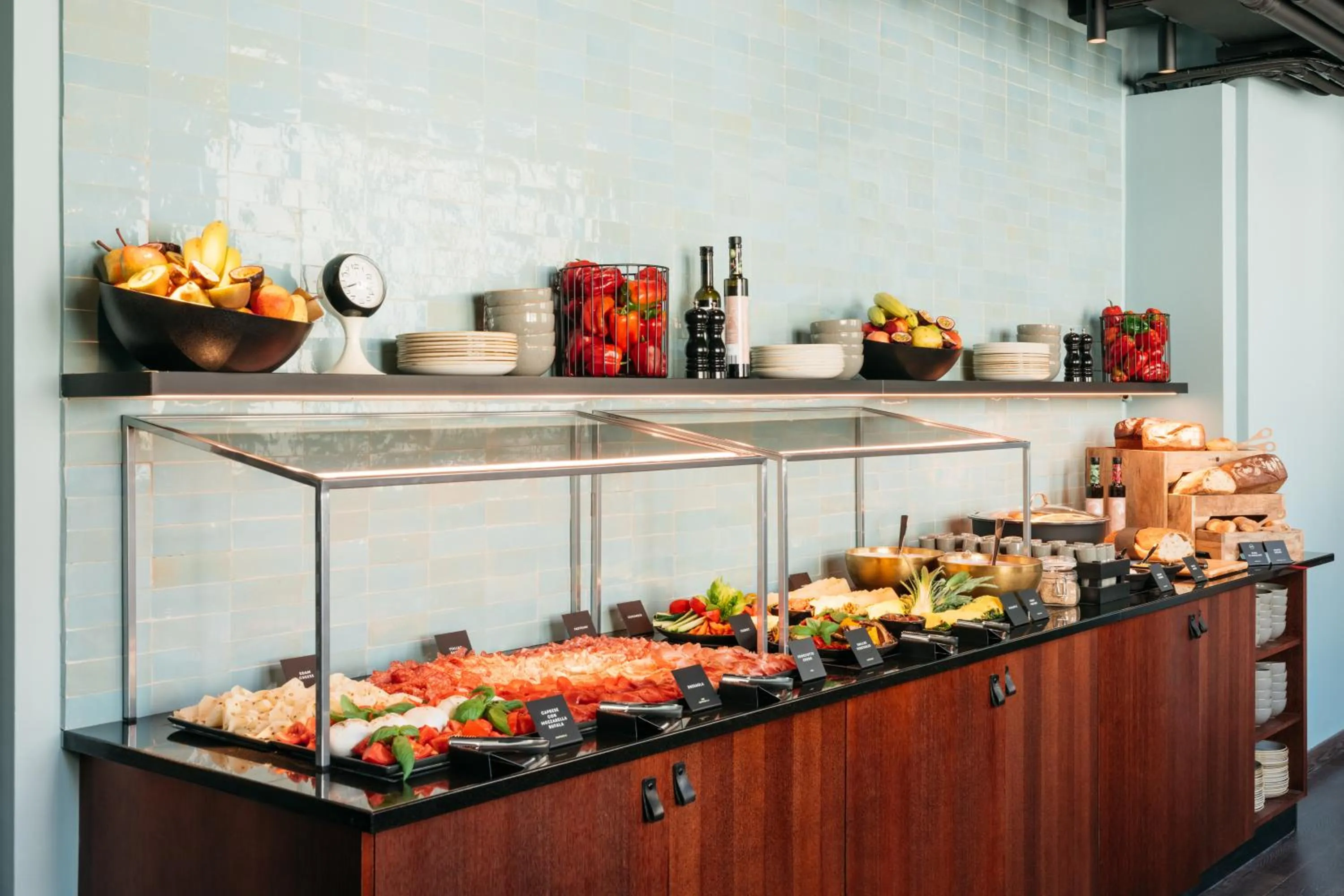 Buffet breakfast in Ruby Giulia Hotel Rome