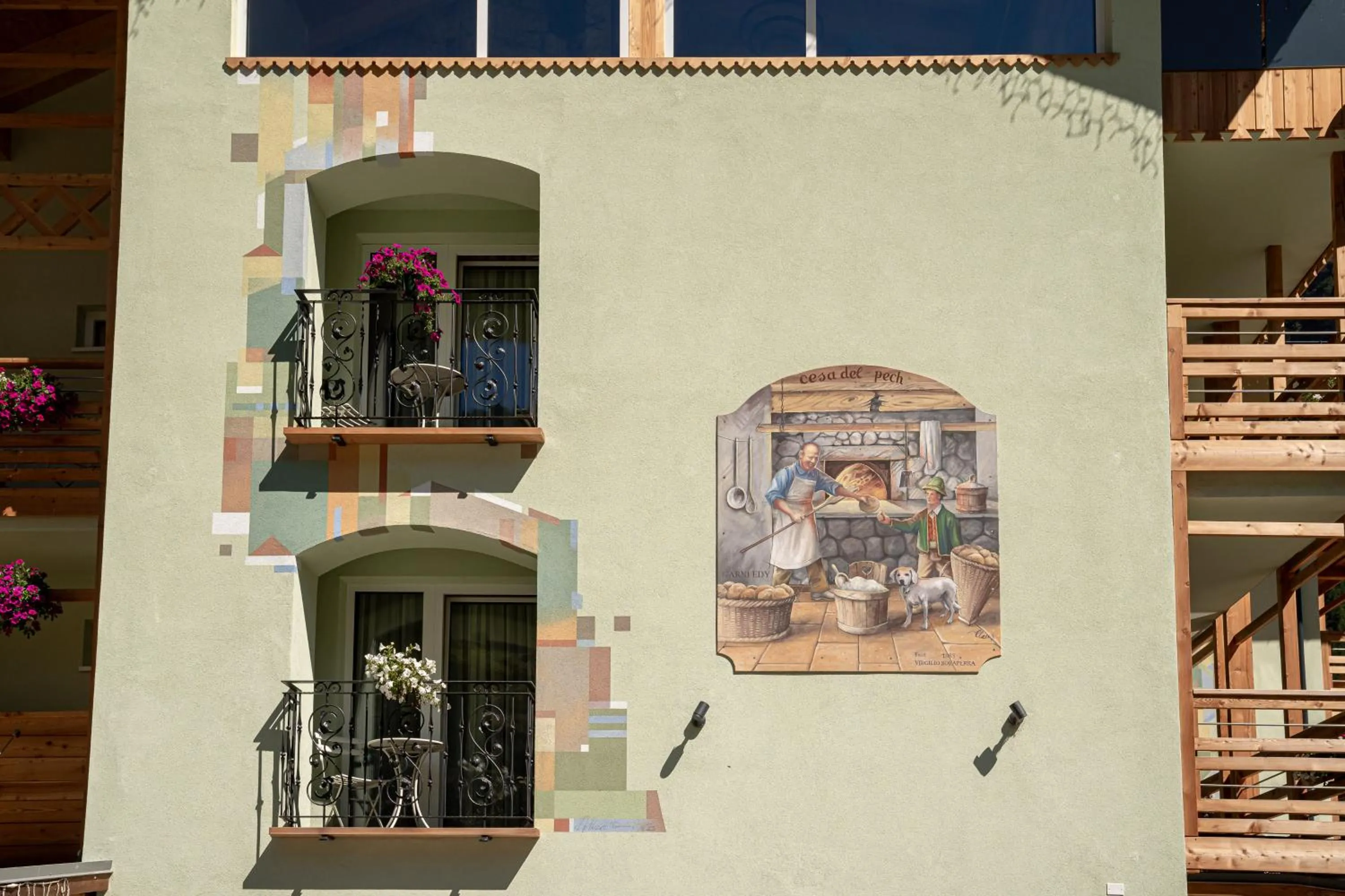 Property building in Albergo Garni Edy (B&B)