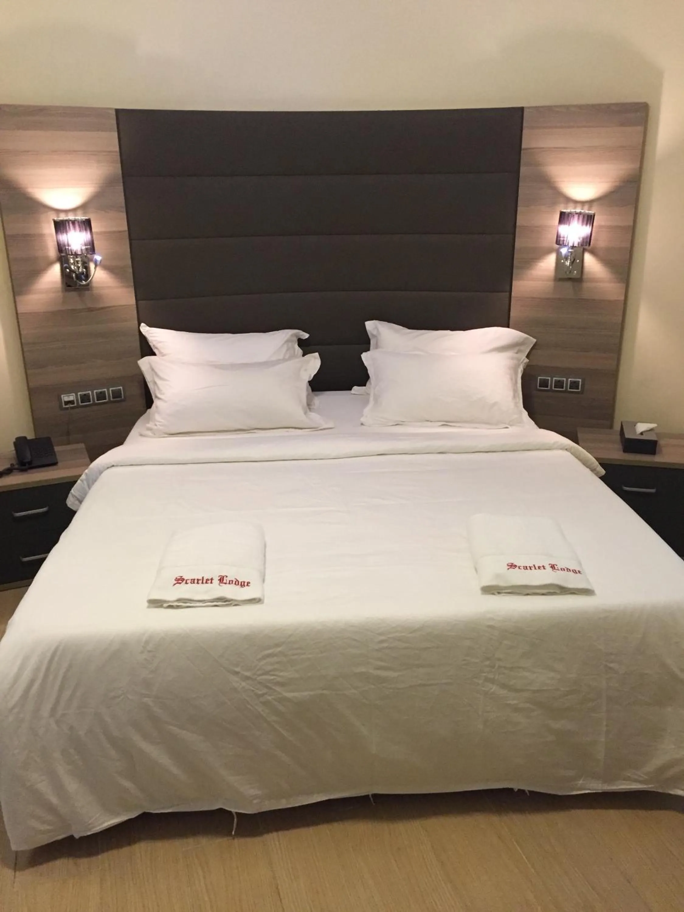 Bed in Scarlet Lodge