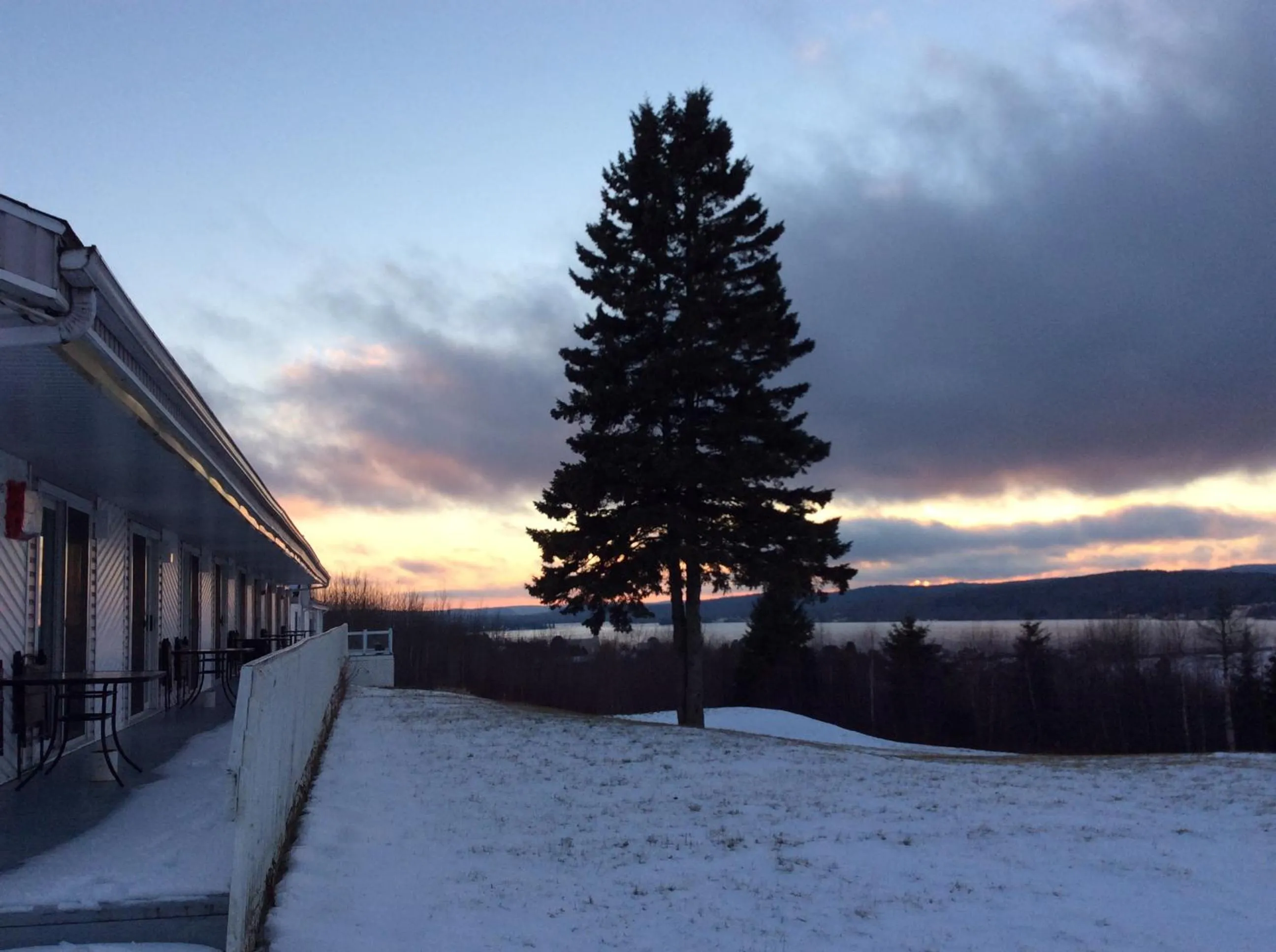 Garden view in Auberge Motel Panorama