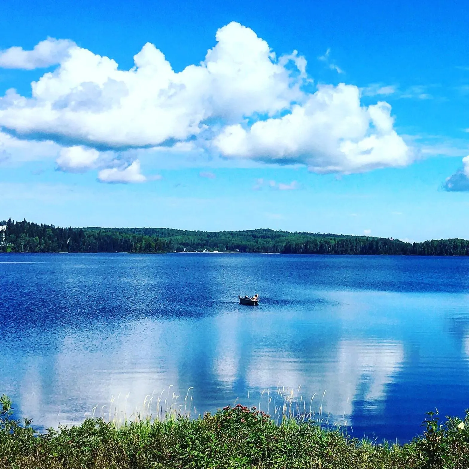 Lake view in Auberge Motel Panorama
