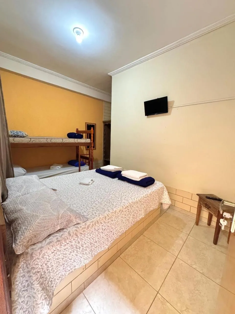 Bed in Pousada Recanto de Figueira