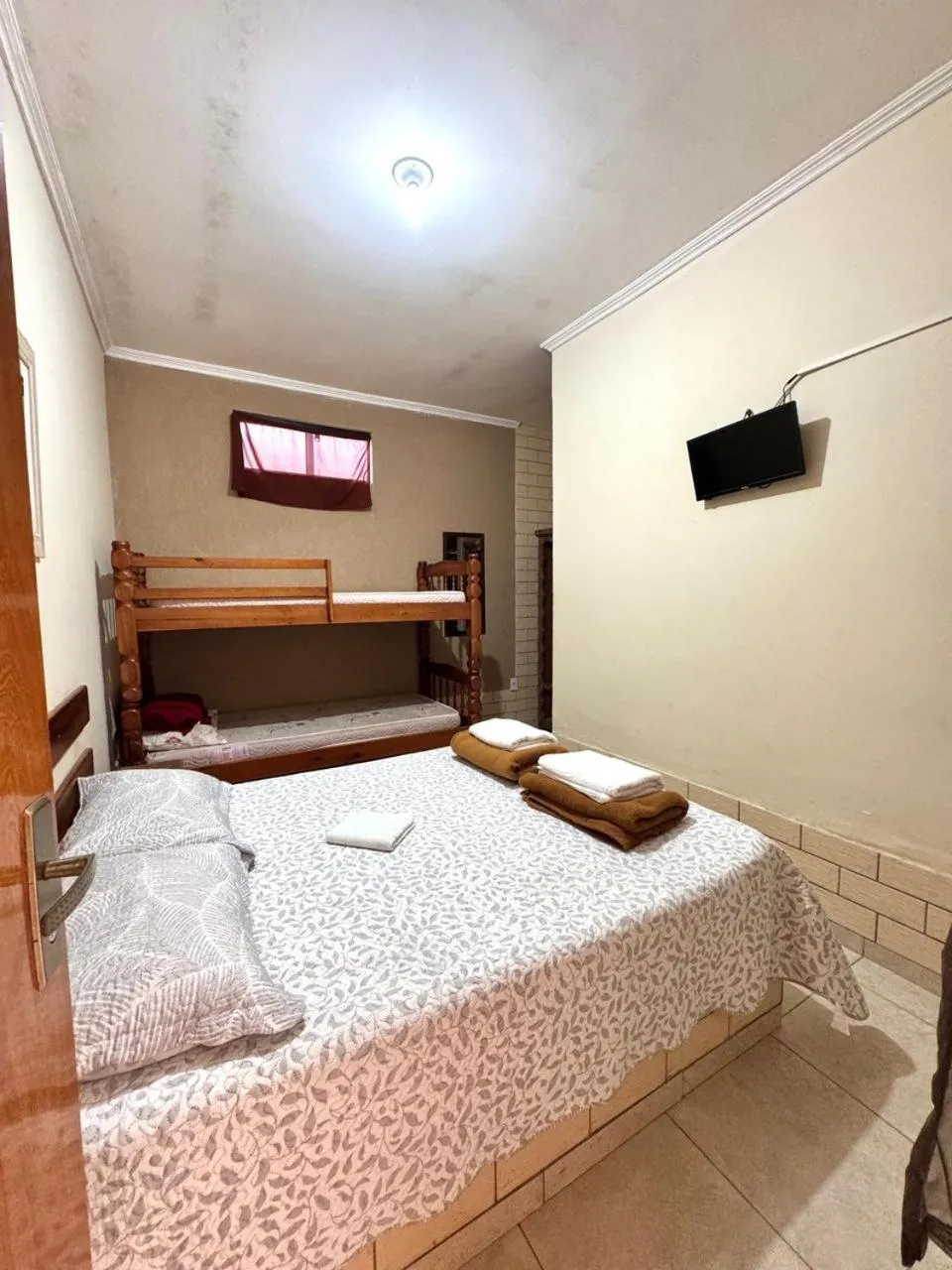 Bed in Pousada Recanto de Figueira