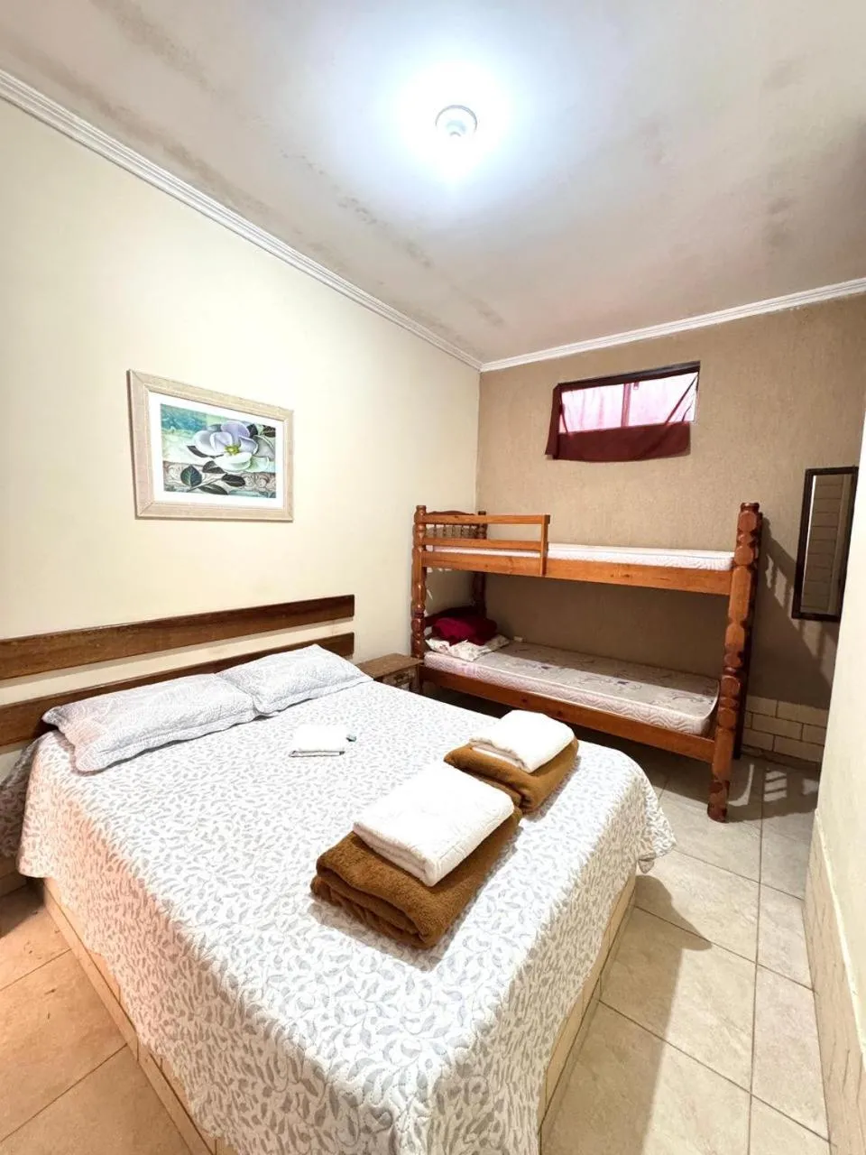 Bed in Pousada Recanto de Figueira