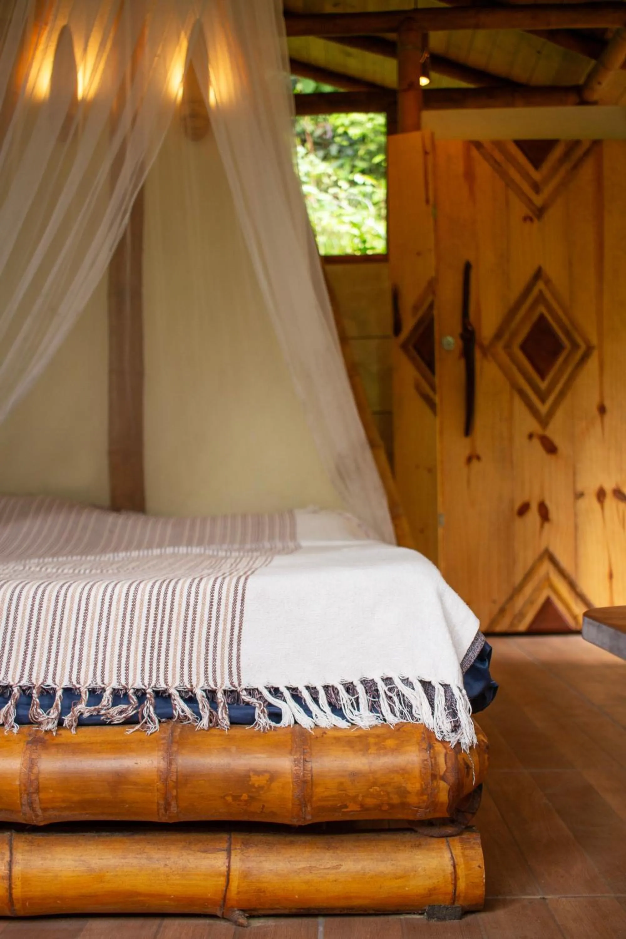 Bed in Universo Pol Bamboo Hostel