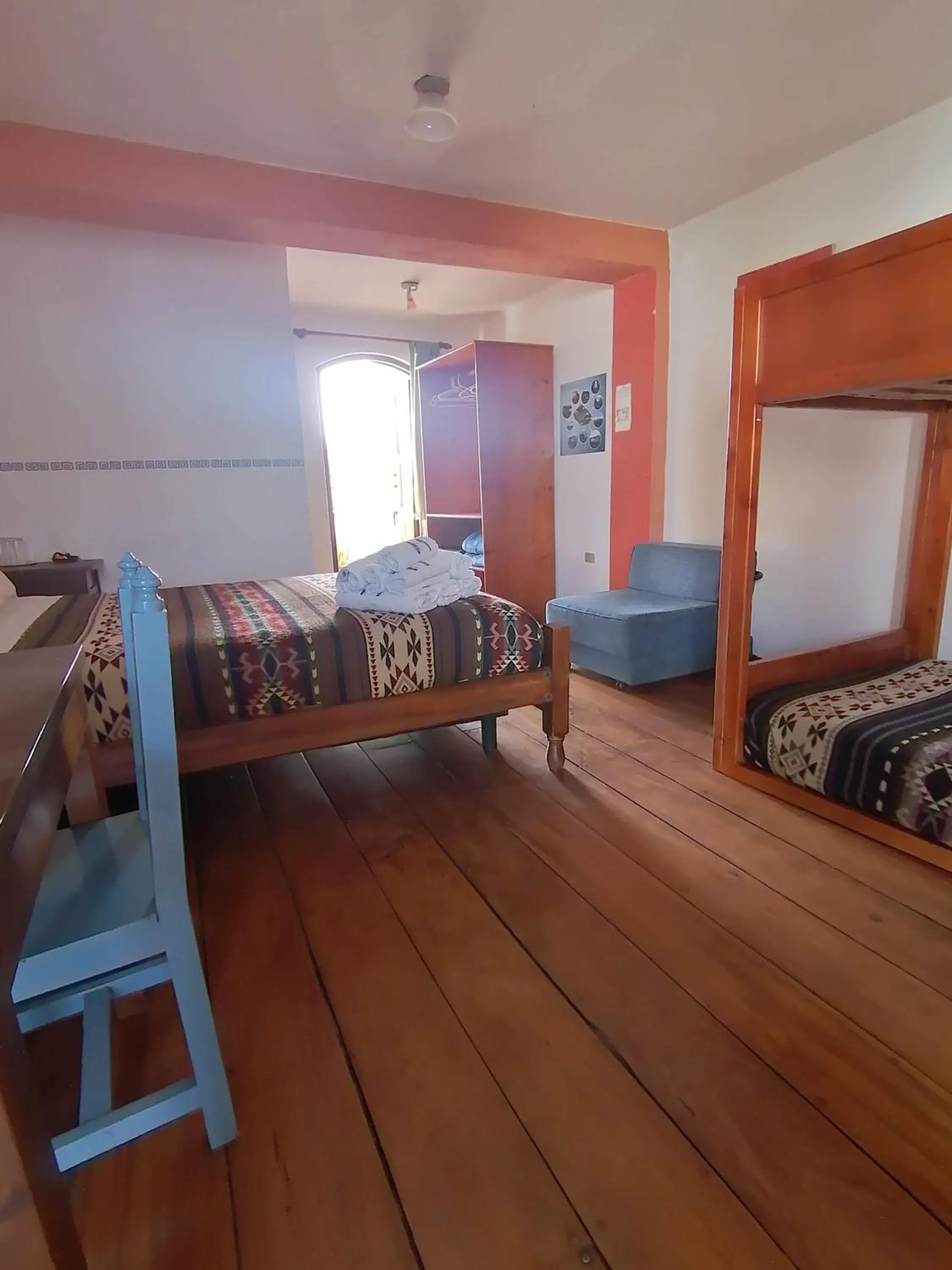 Balcony/Terrace, Bed in Hotel Doña Esther