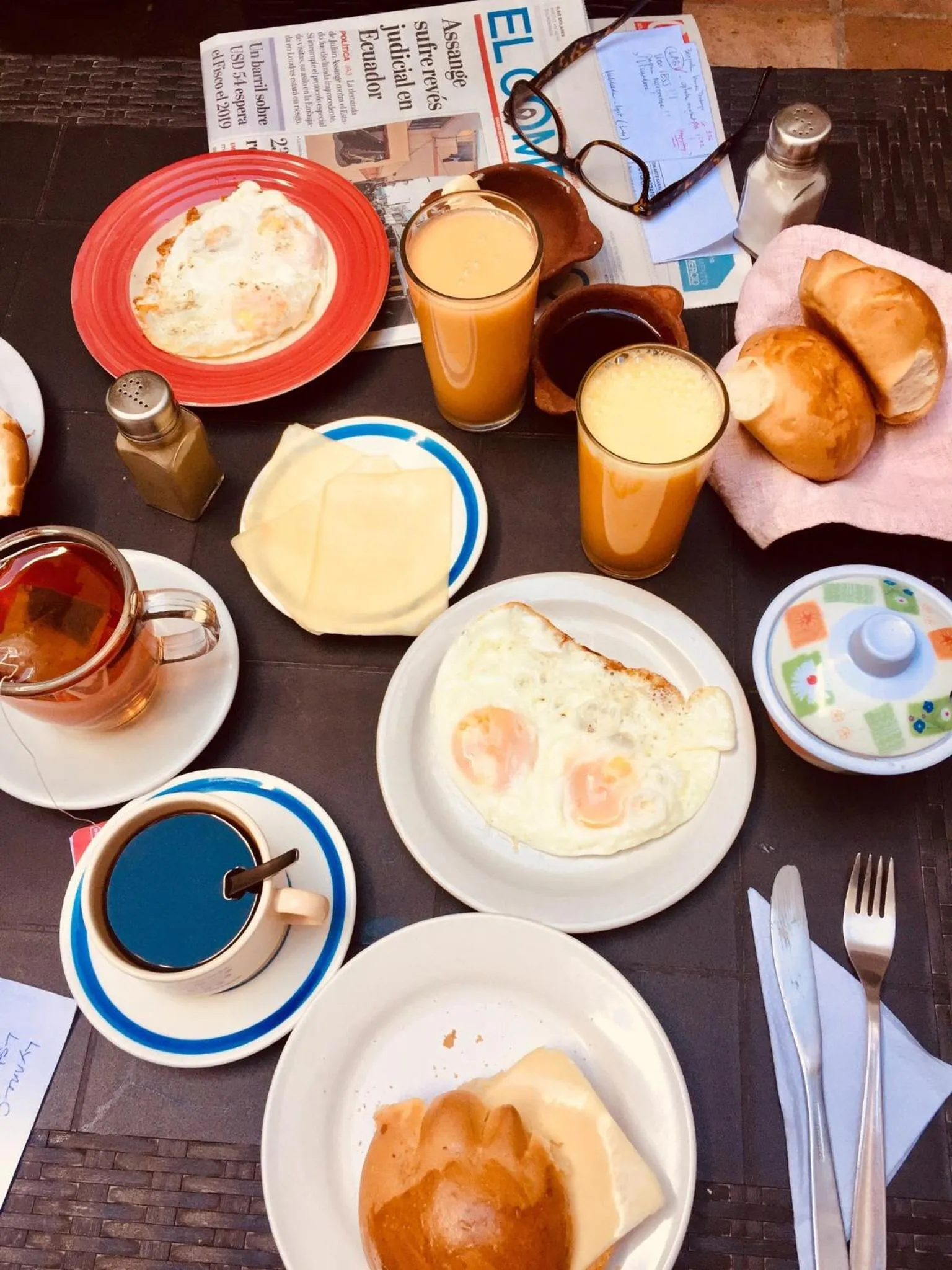 Food and drinks in Hotel Doña Esther