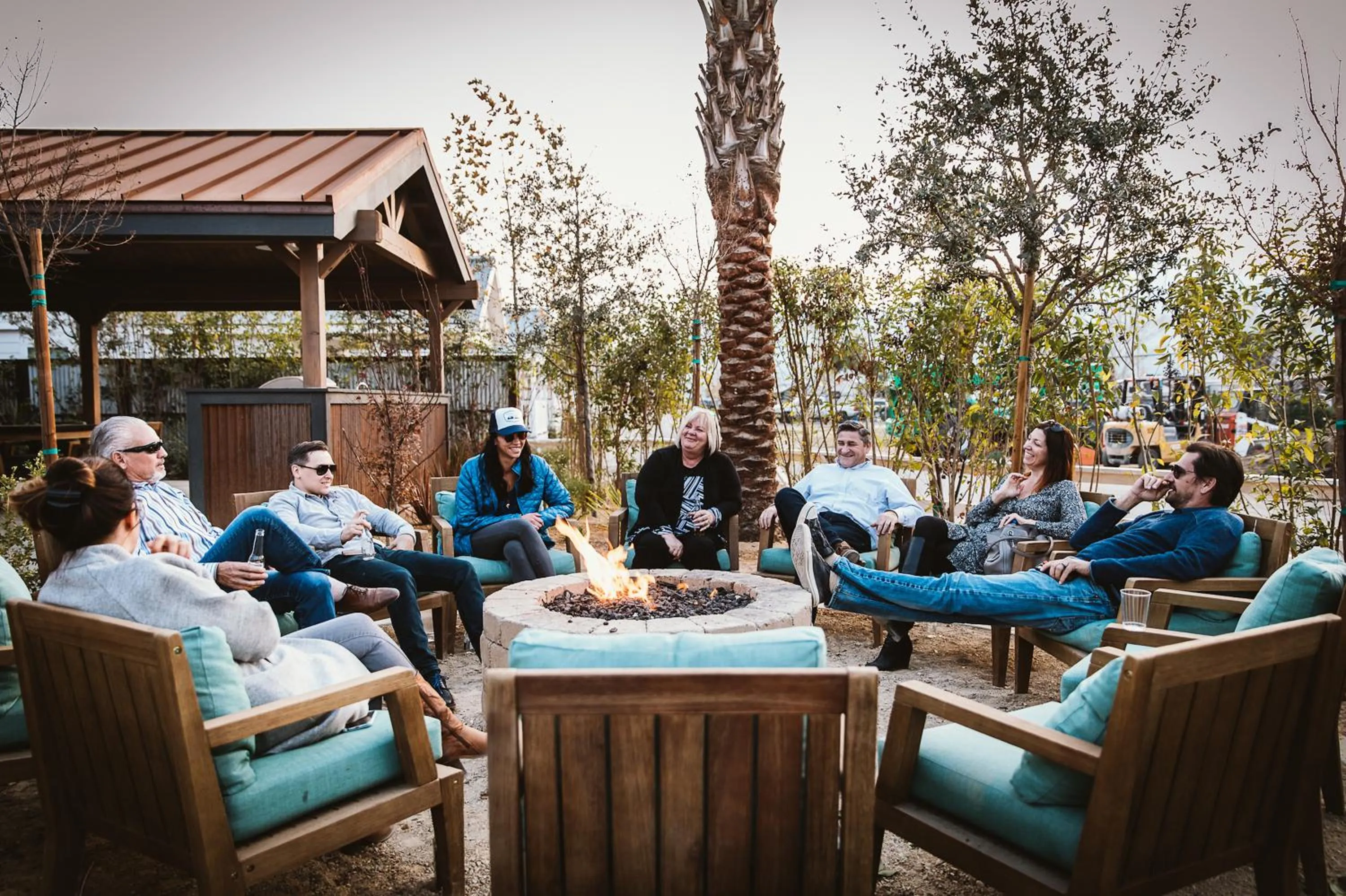 Evening entertainment in Flying Flags RV Resort & Campground