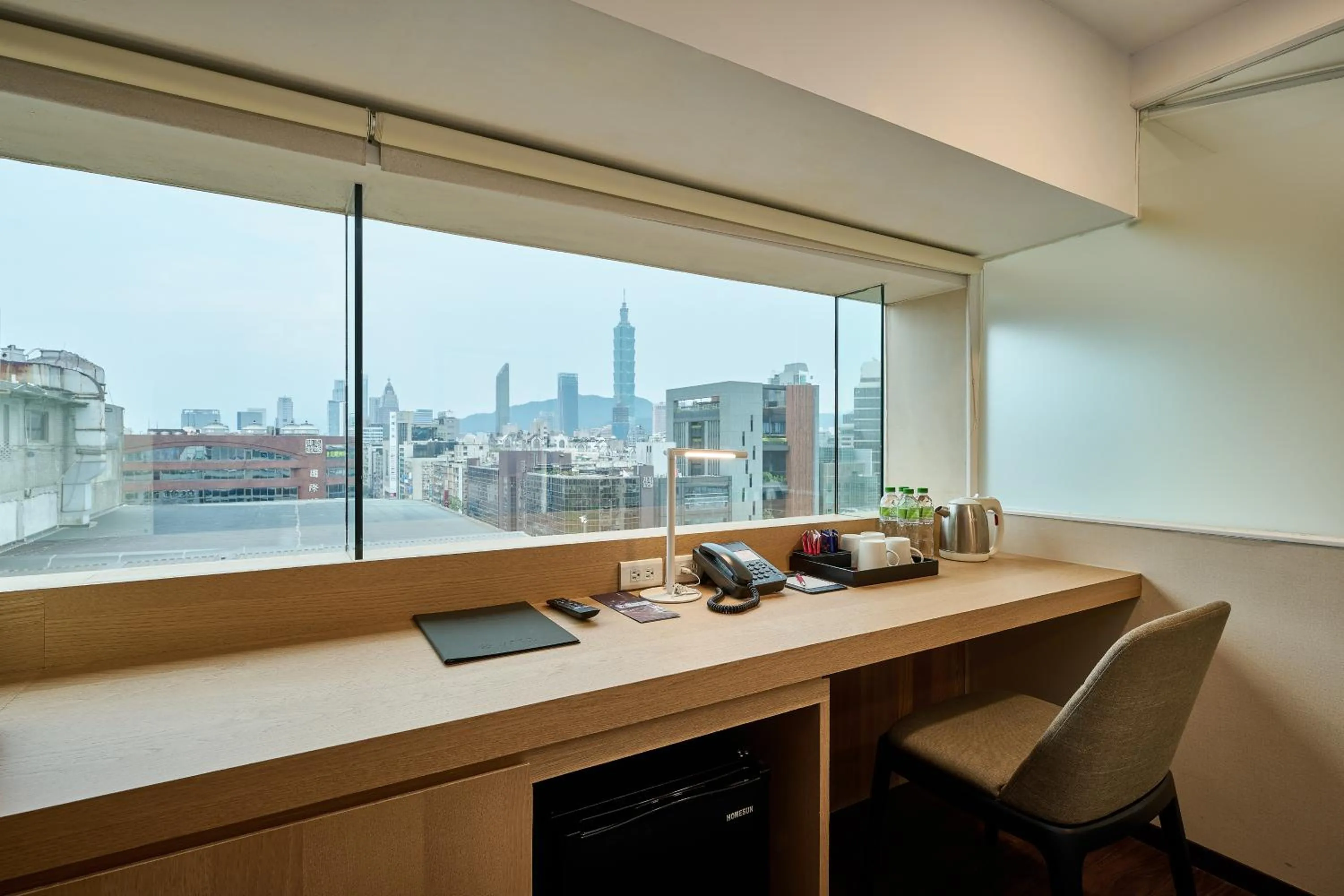 City view in Eastin Taipei Hotel