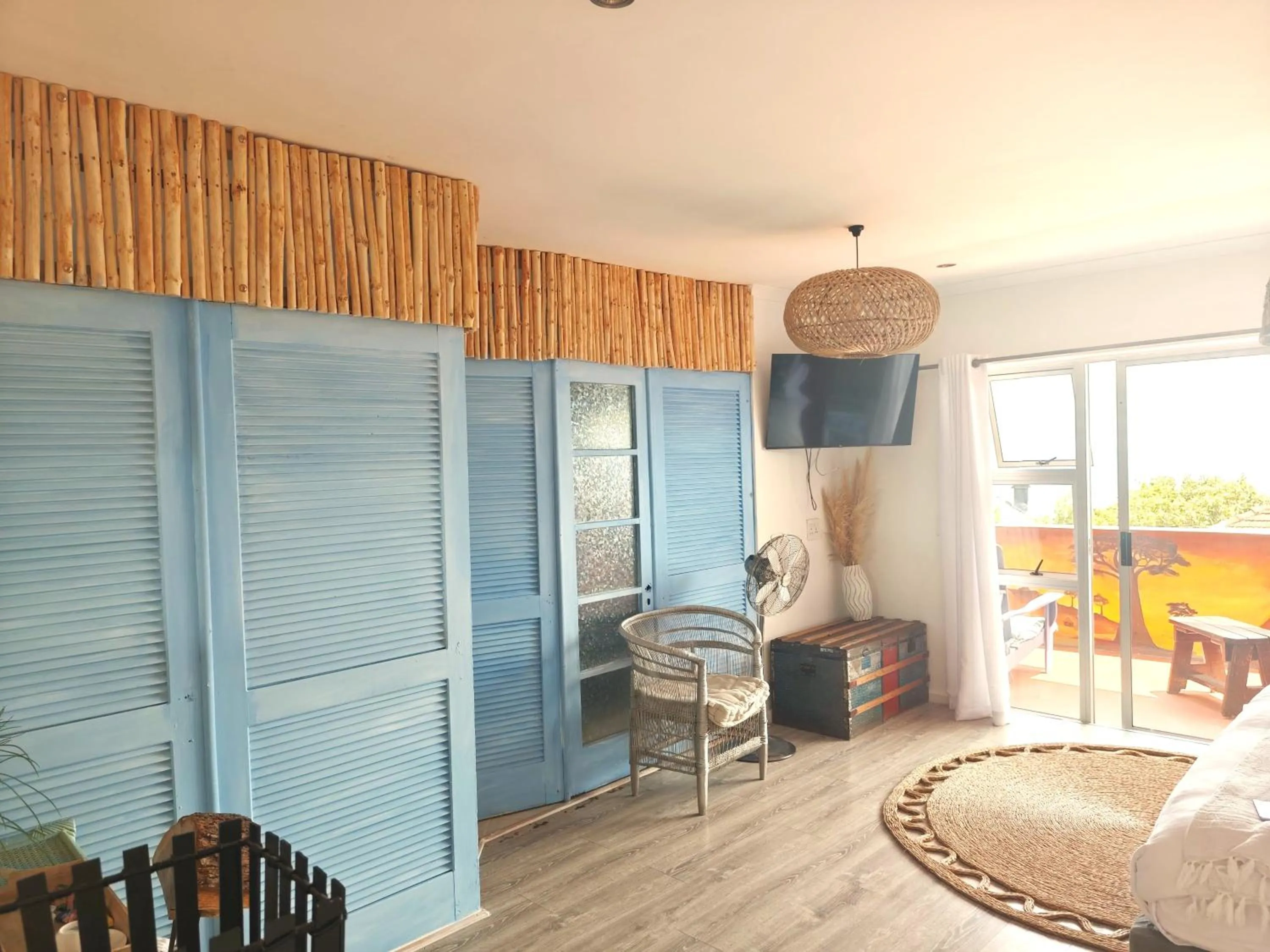 Seating area in African Groove Camps Bay