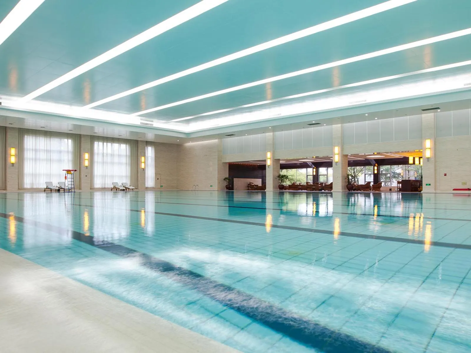 Pool view in Carp Islet Resort Fuzhou