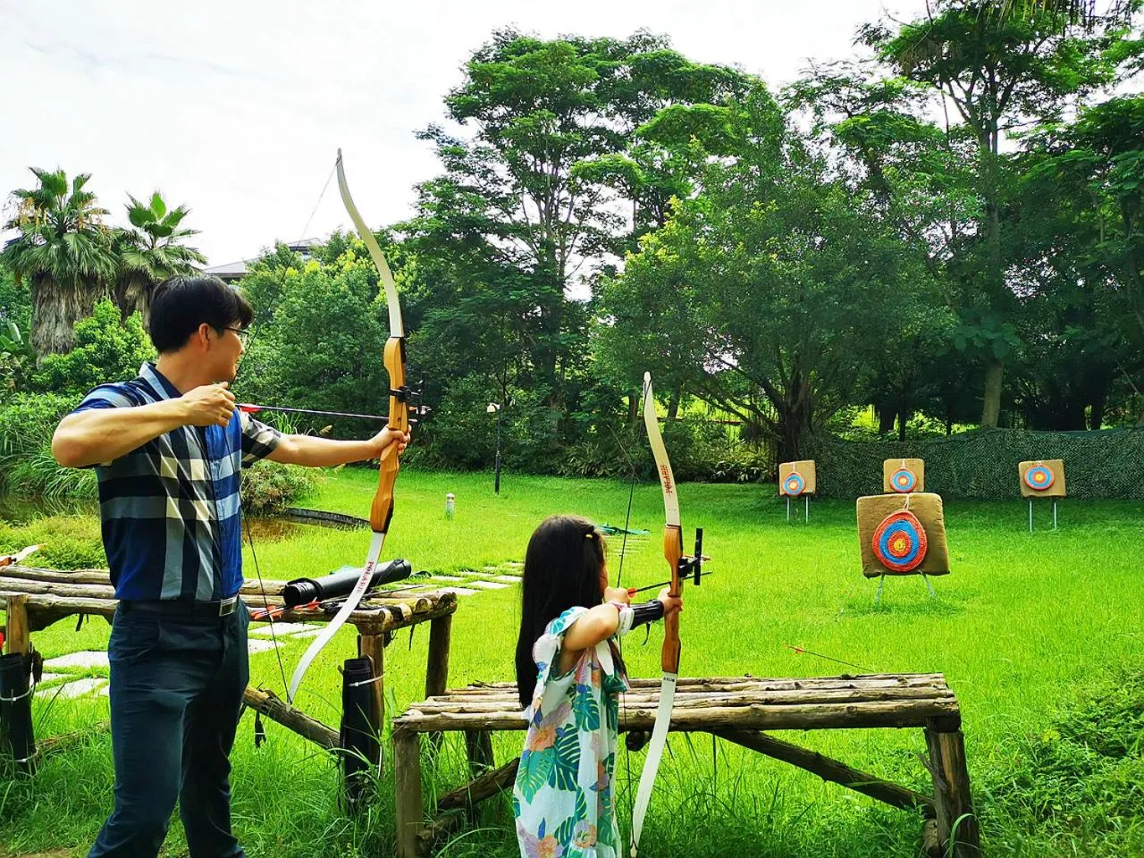 Children play ground in Carp Islet Resort Fuzhou