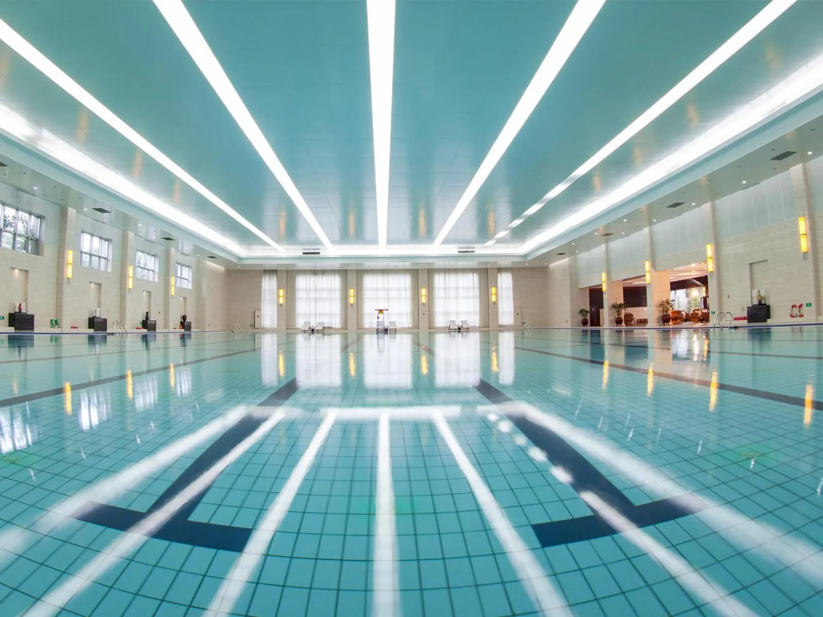 Pool view in Carp Islet Resort Fuzhou