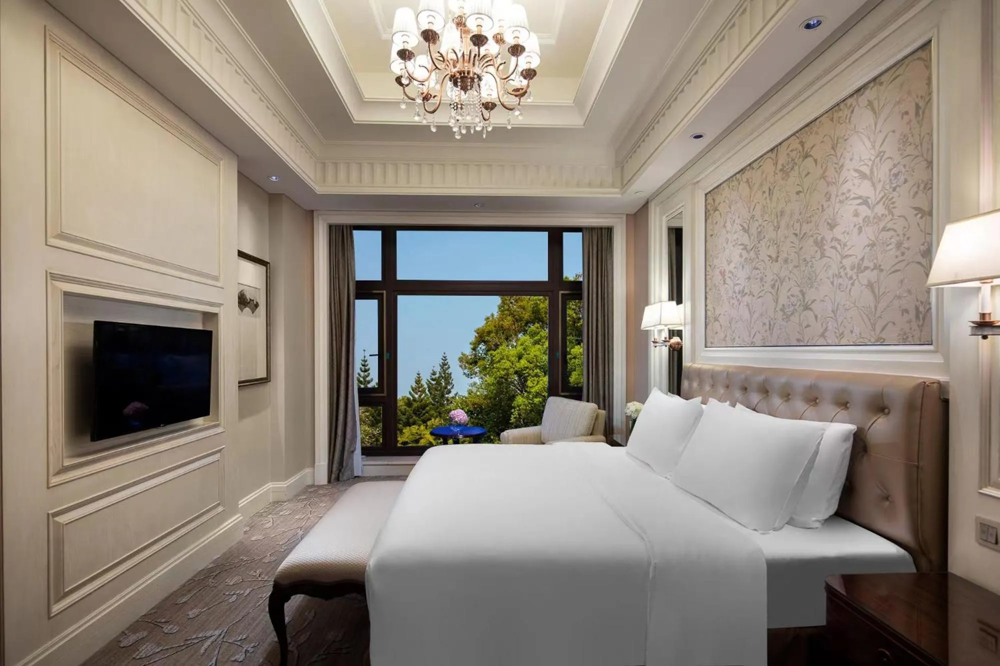 TV and multimedia, Bed in Carp Islet Resort Fuzhou