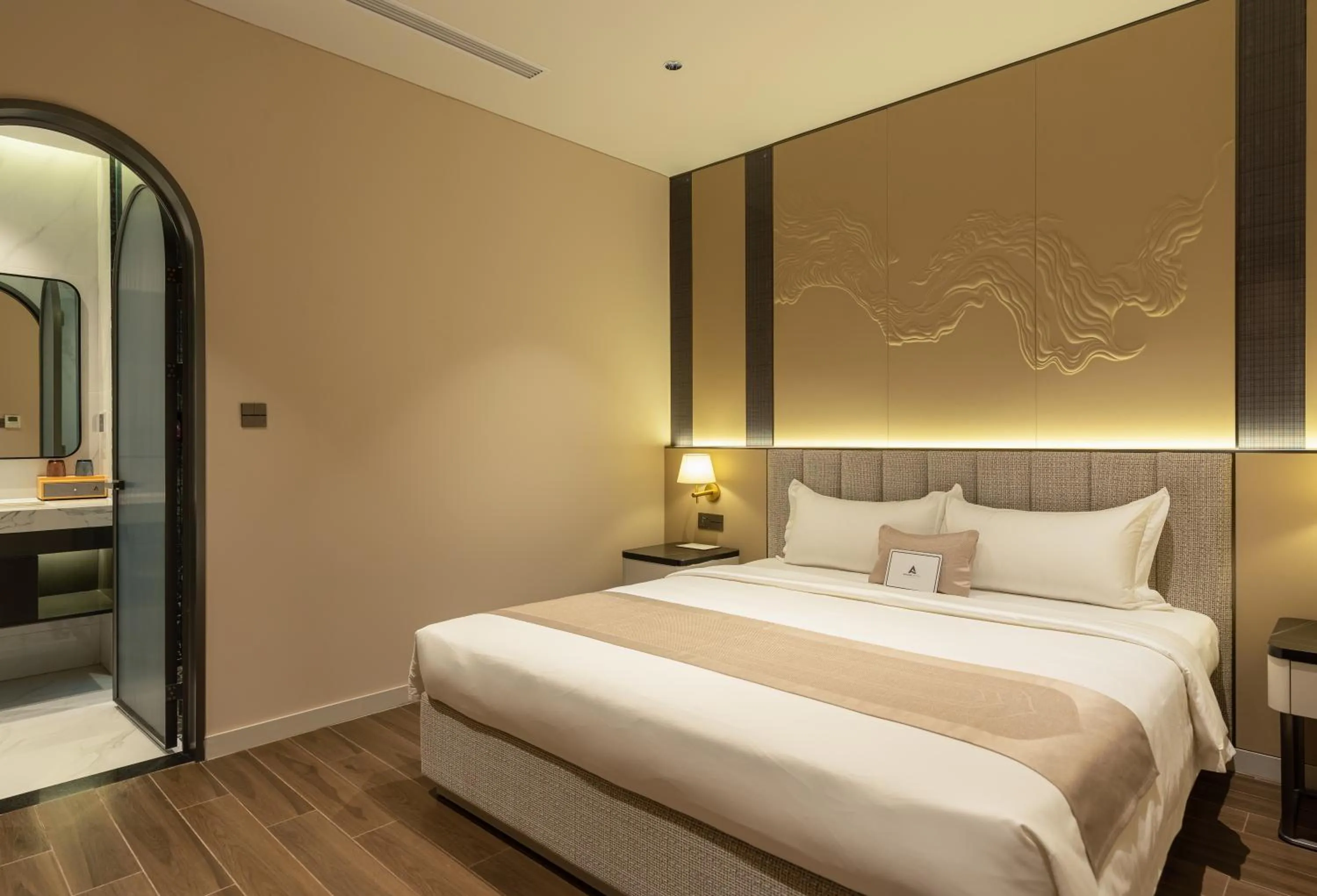 Photo of the whole room, Bed in AMANA Hotel Phan Thiet