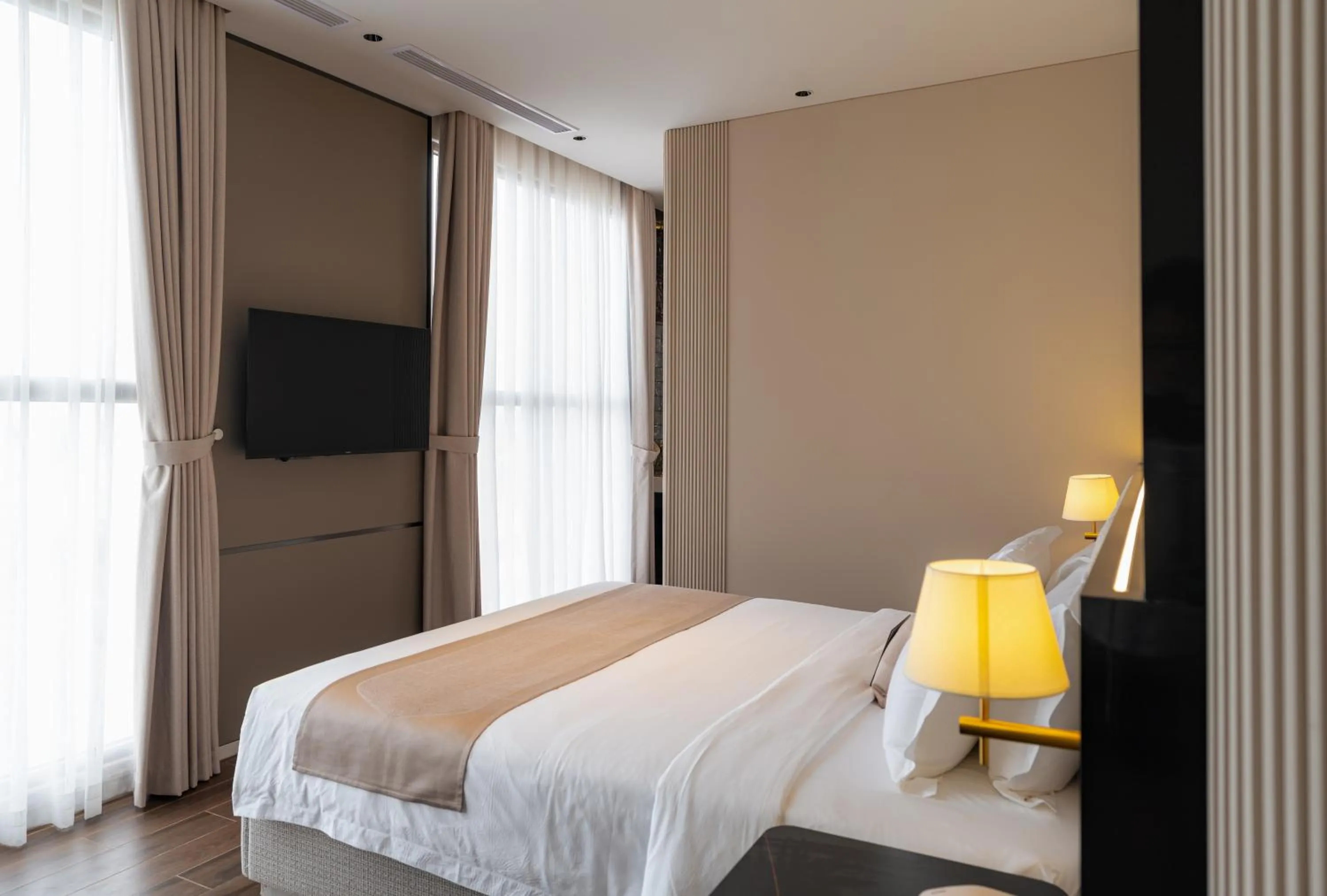 Bed in AMANA Hotel Phan Thiet