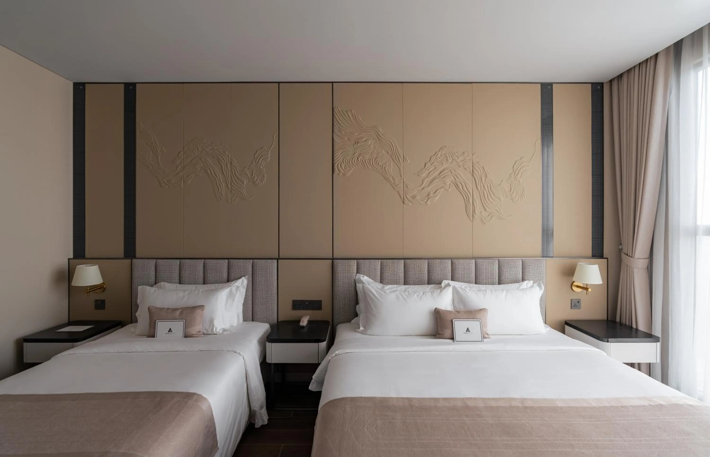 Bed in AMANA Hotel Phan Thiet