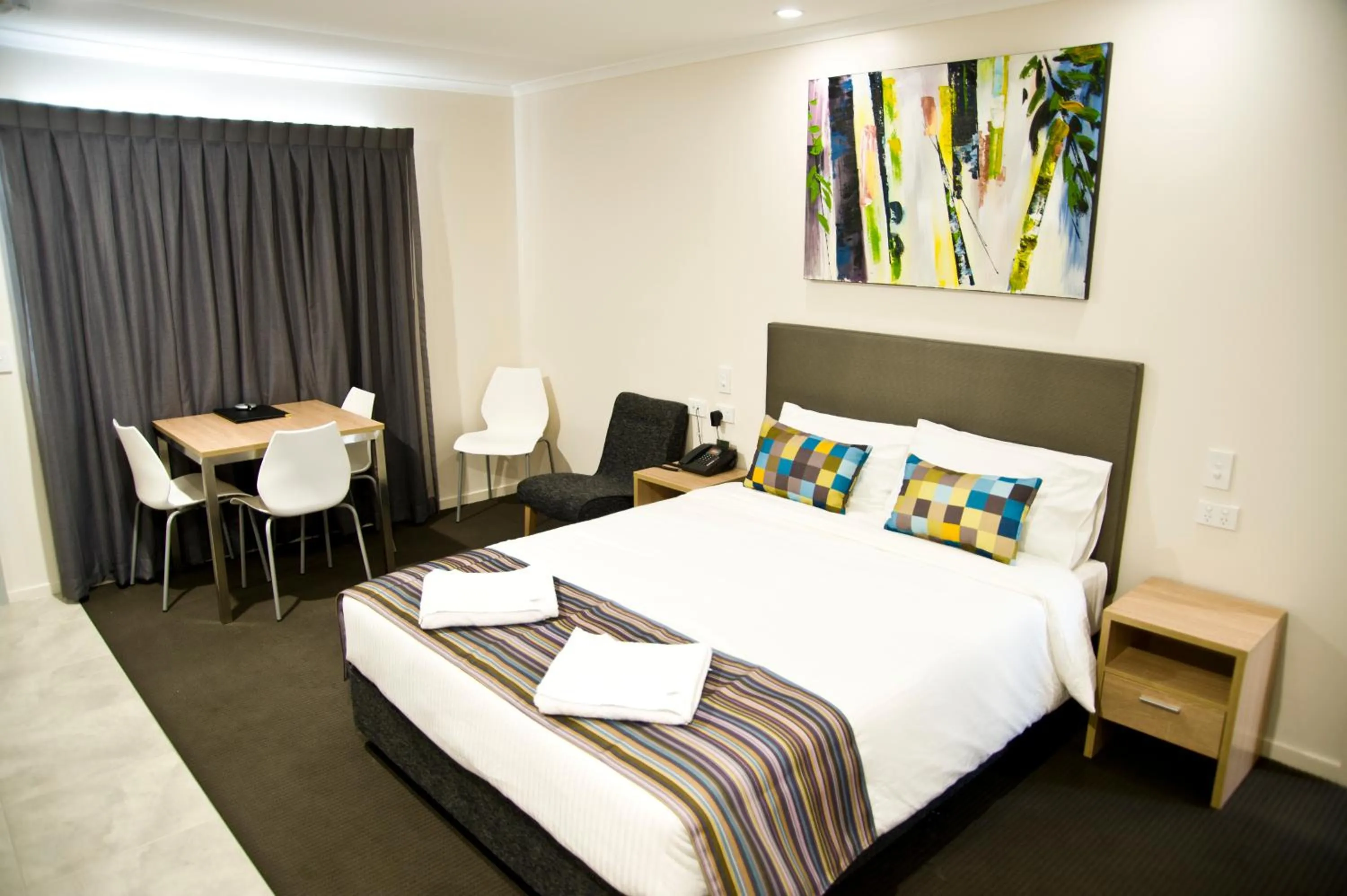 Bed in Roma Central Motel