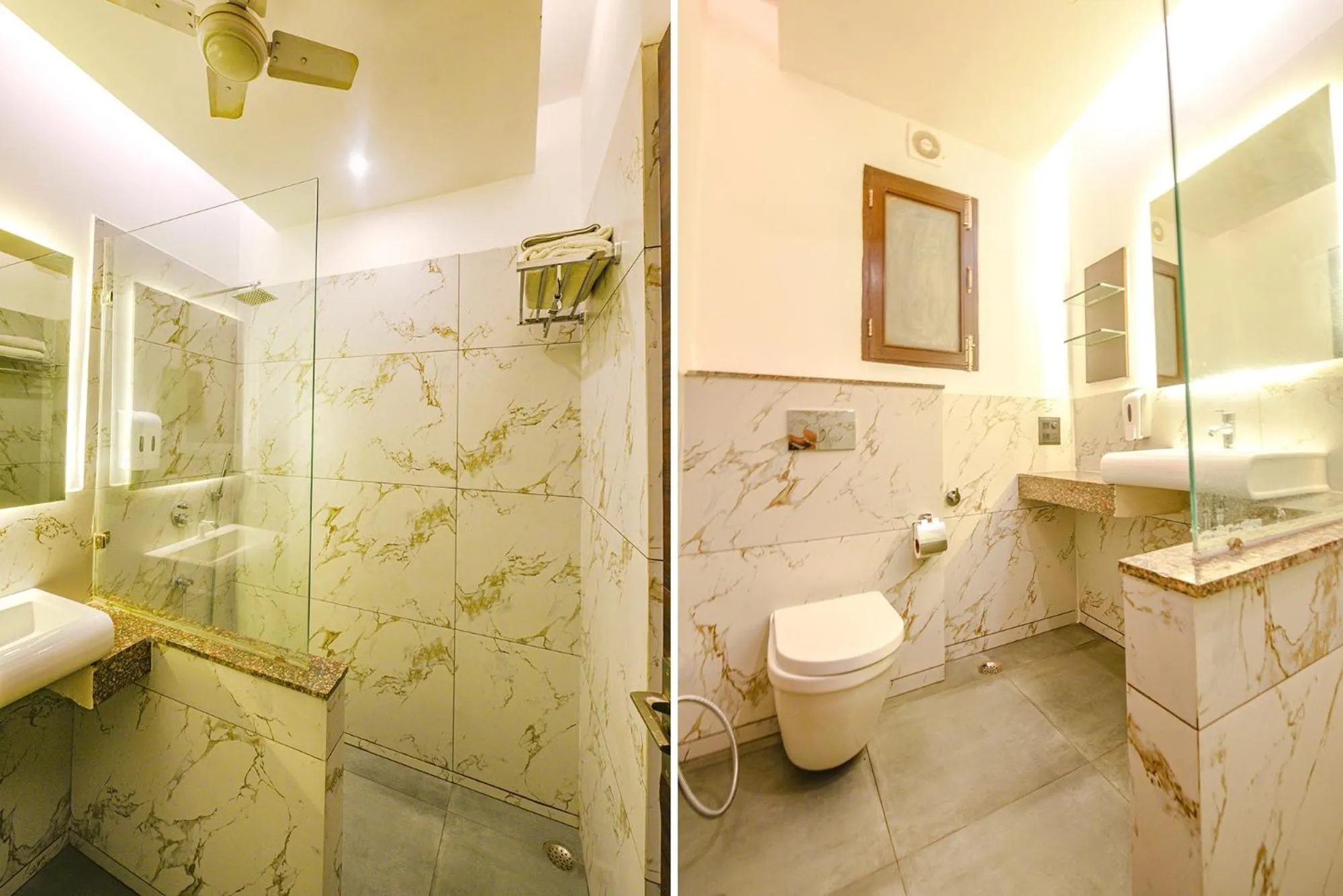 Bathroom in FabHotel Aashraye