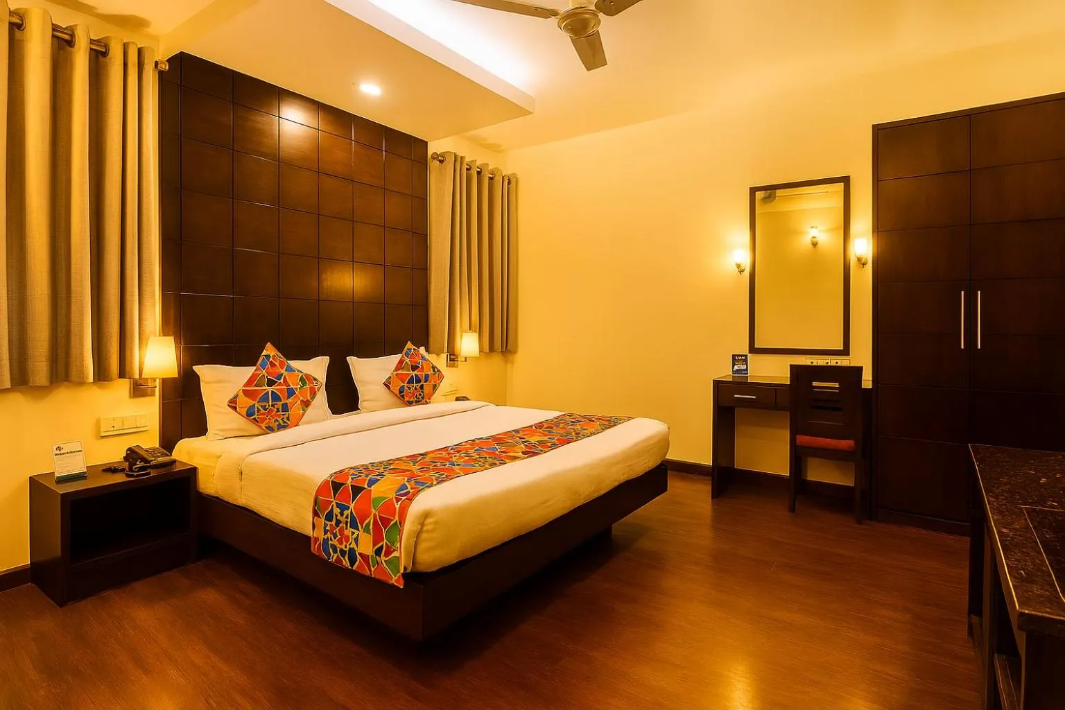 Bedroom, Bed in FabHotel Aashraye