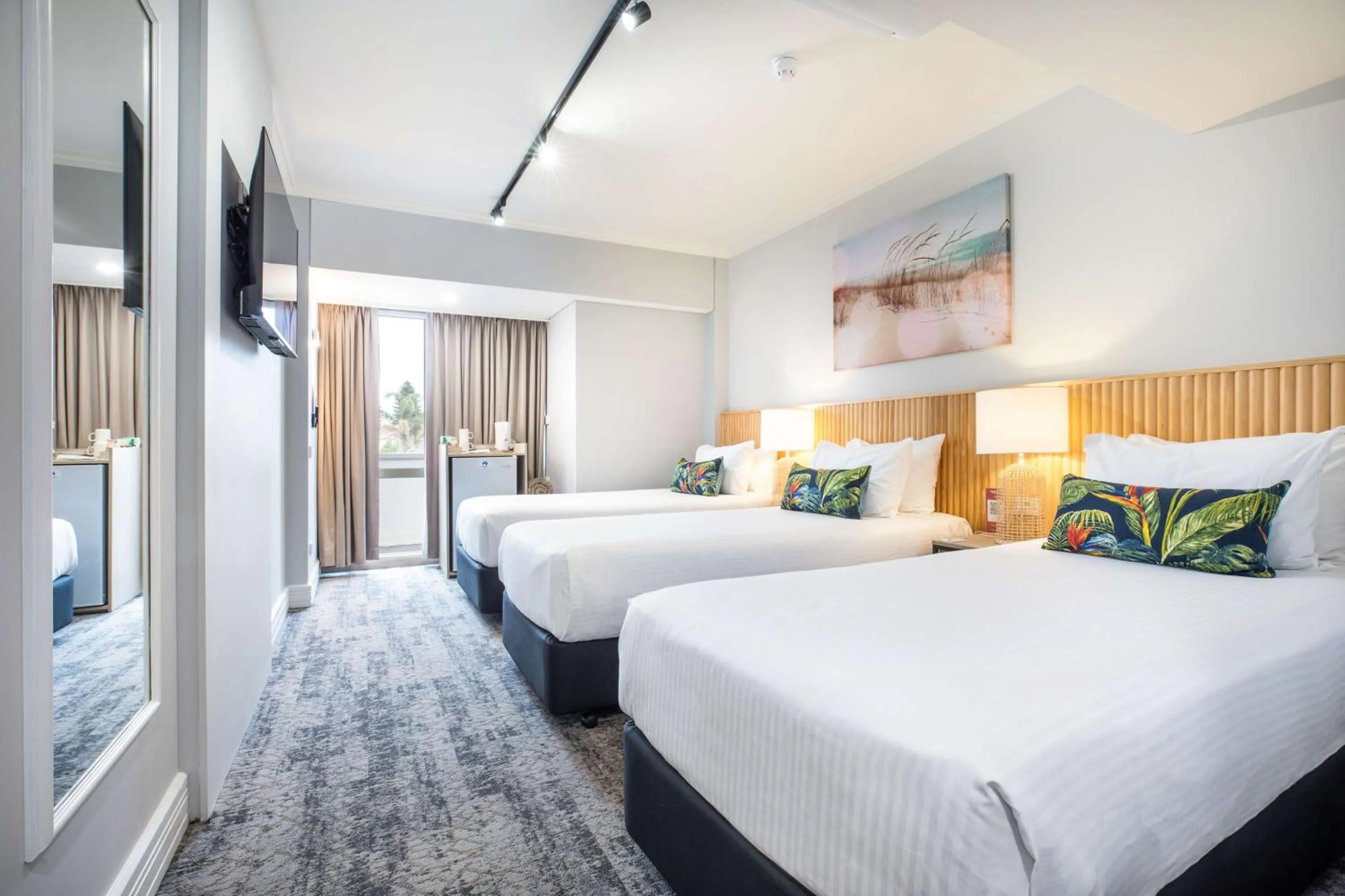 Bedroom, Bed in Nightcap at Hotel Victor