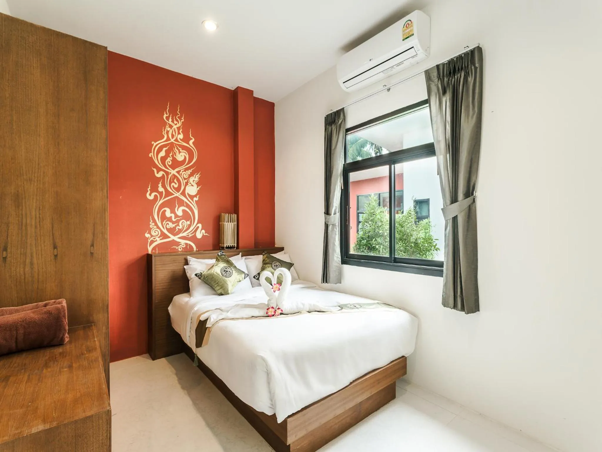 Bed in Boutique Pool Villa