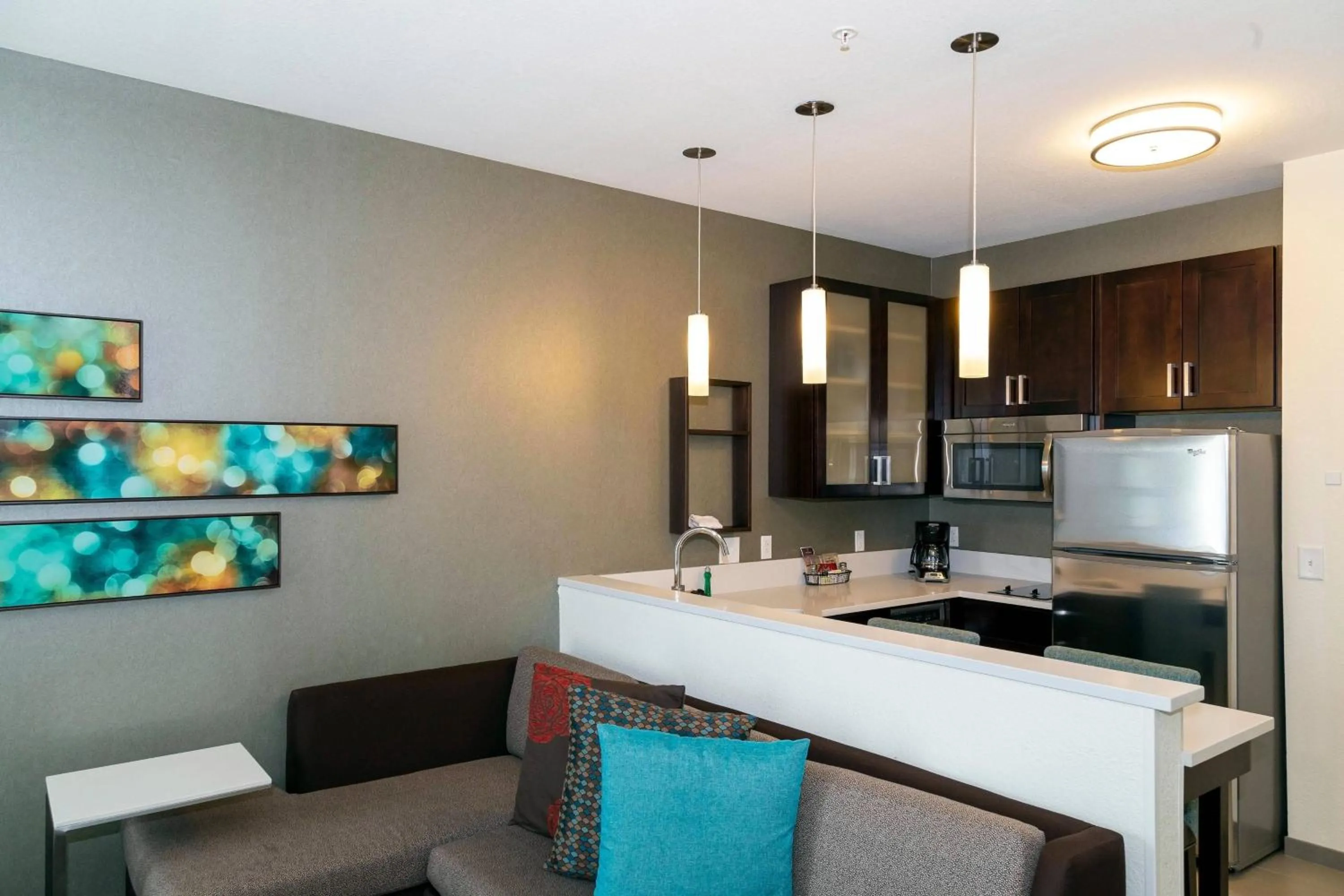 Living room in Residence Inn by Marriott Cleveland Avon at The Emerald Event Center