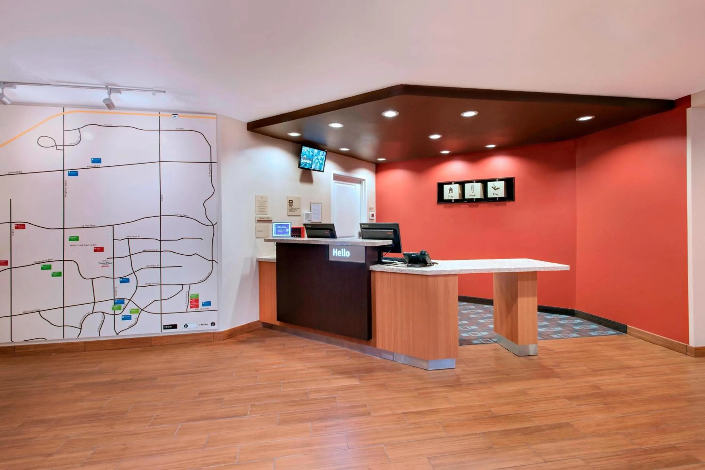 Lobby or reception in TownePlace Suites by Marriott Des Moines West/Jordan Creek