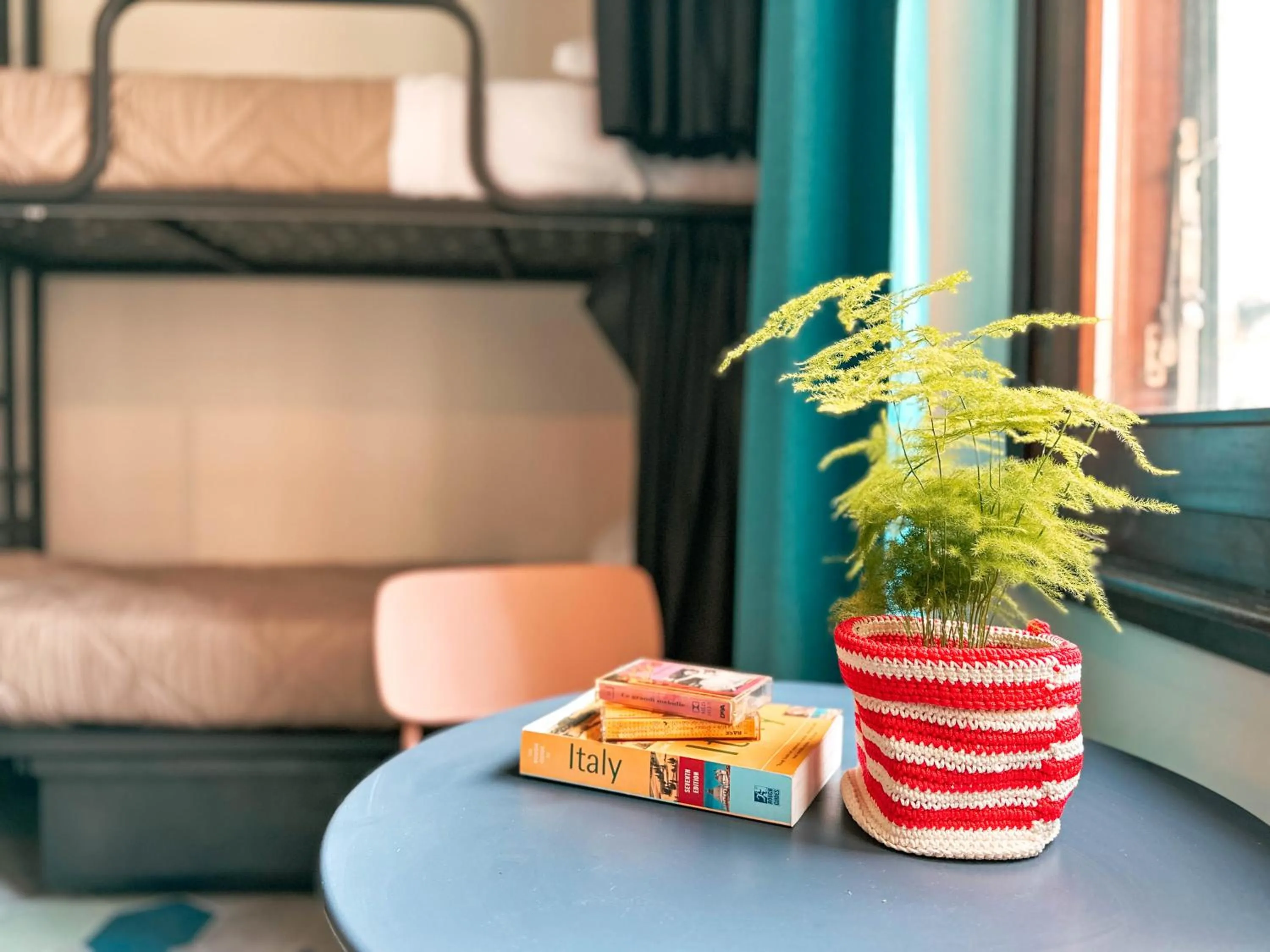 Decorative detail in Ostello Bello Milano Duomo