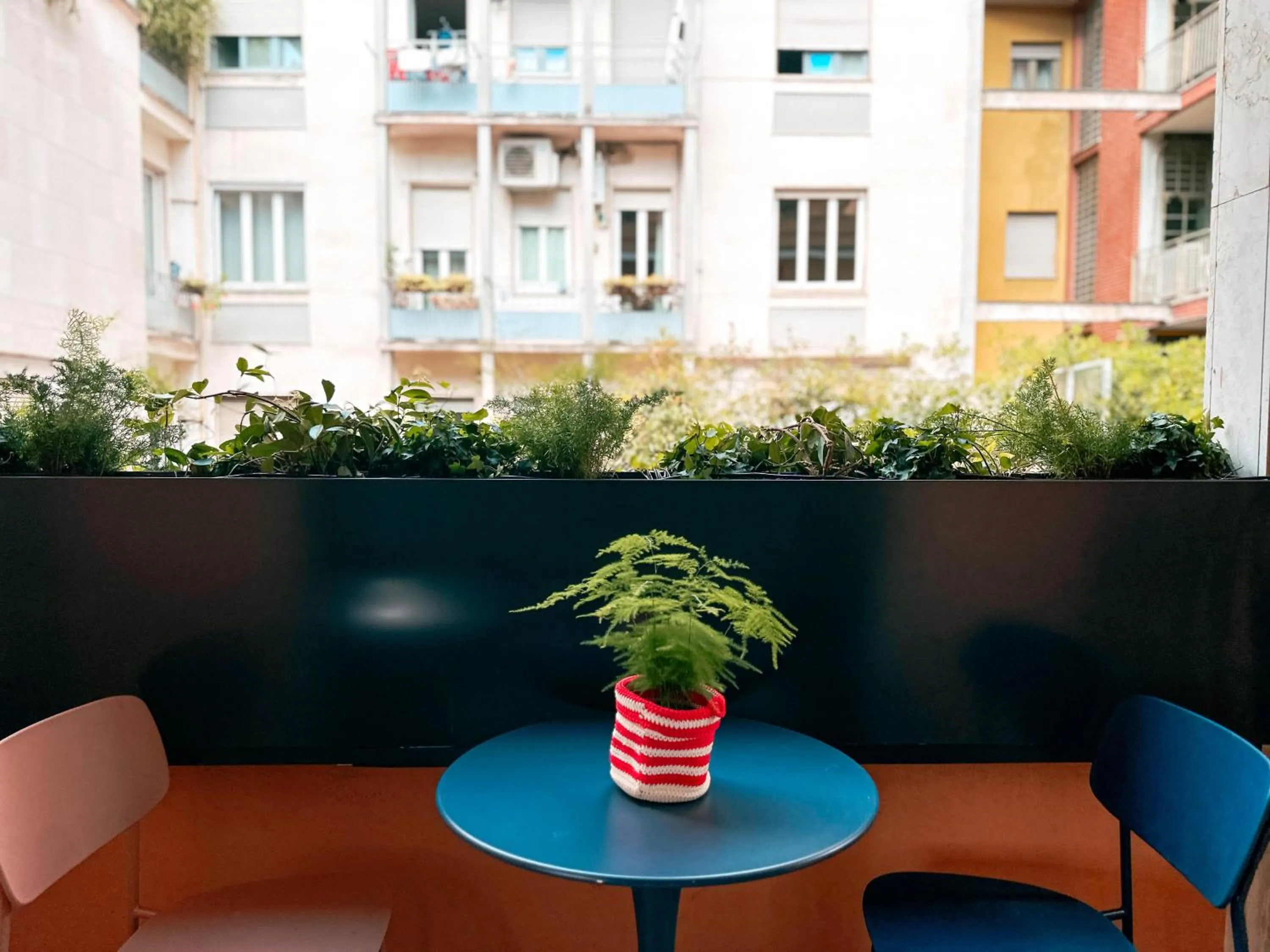 Balcony/Terrace in Ostello Bello Milano Duomo