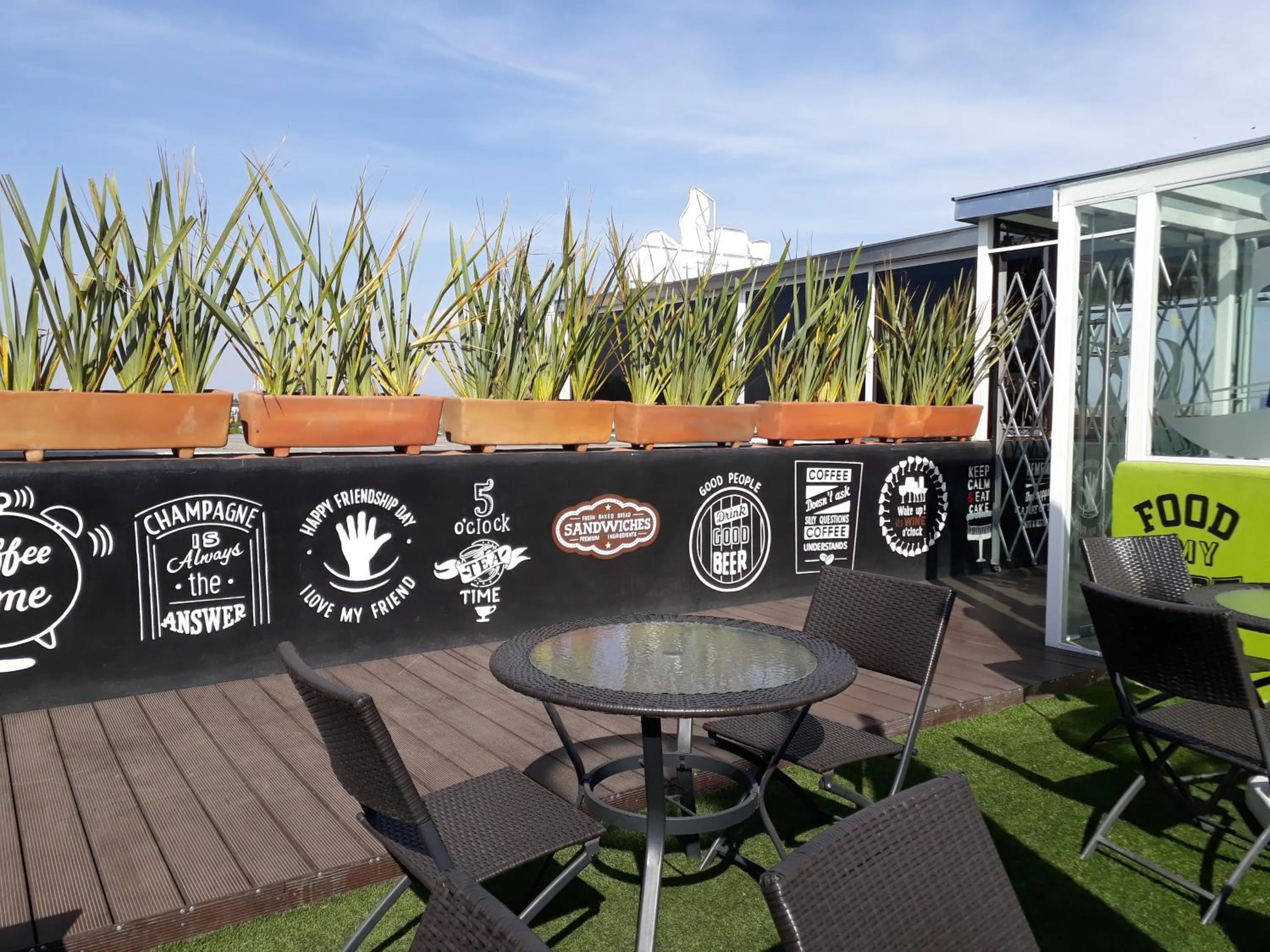 Balcony/Terrace in Hotel Boutique Xelhua