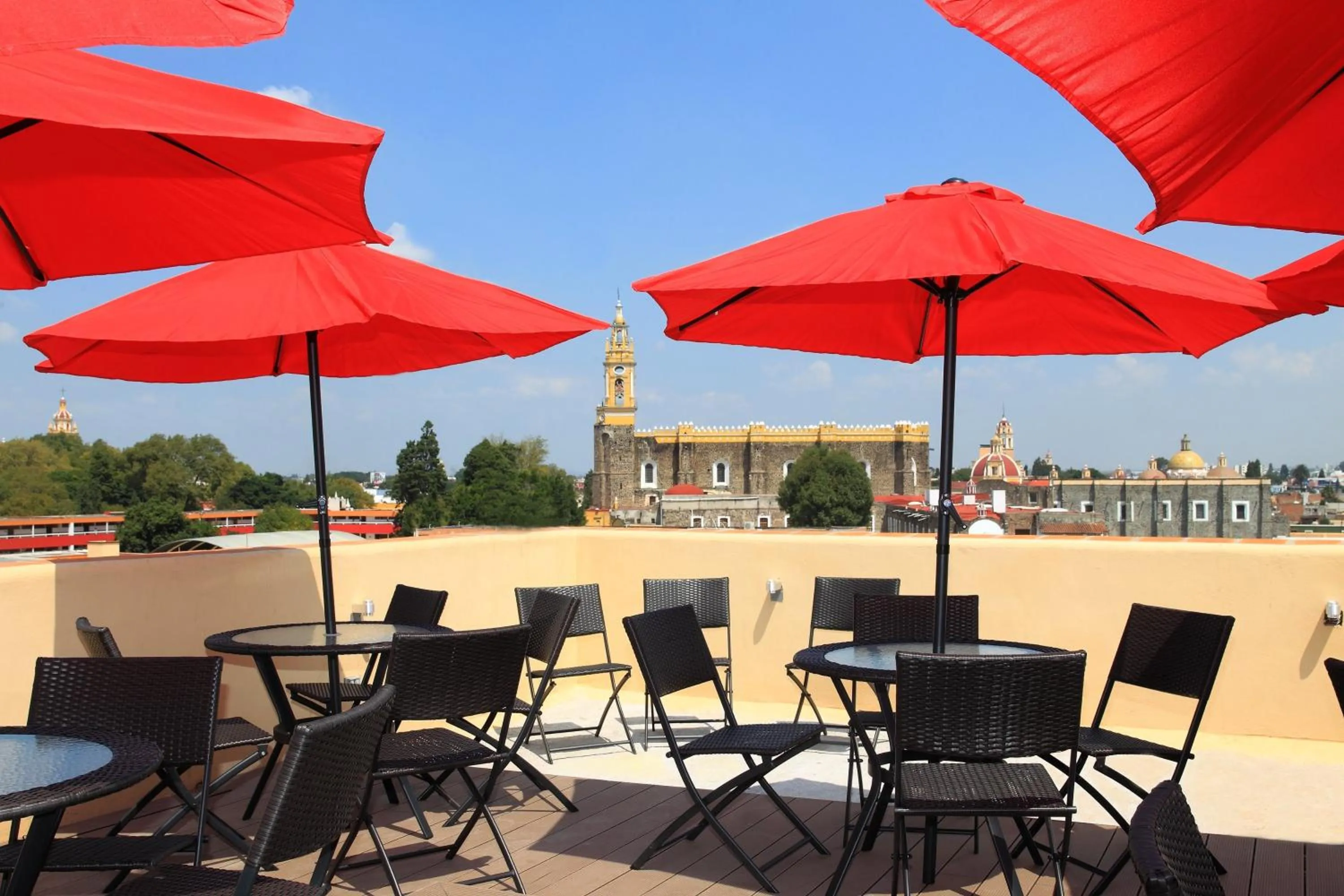 Balcony/Terrace in Hotel Boutique Xelhua