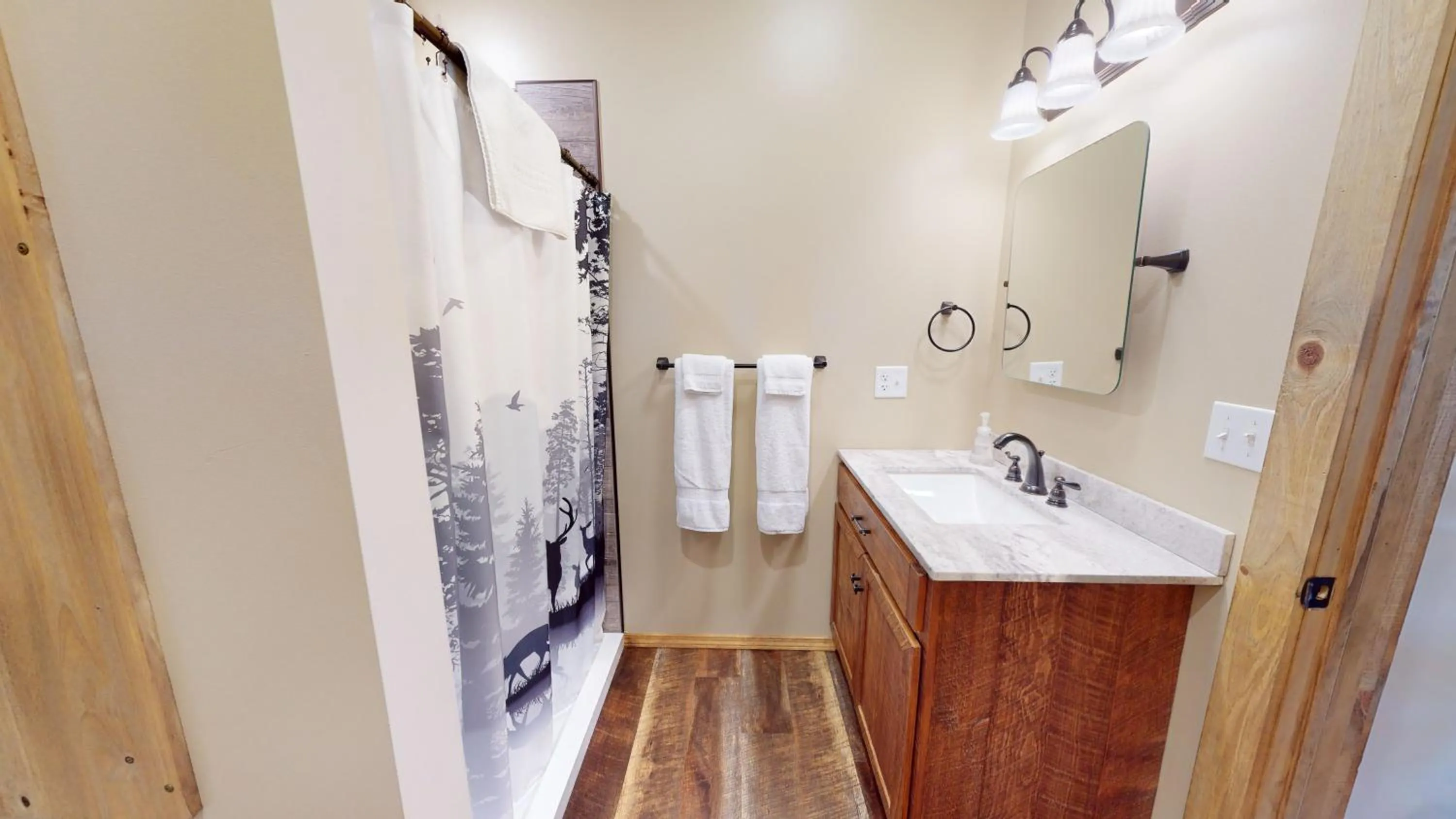 Bathroom in Rough Cut Lodge
