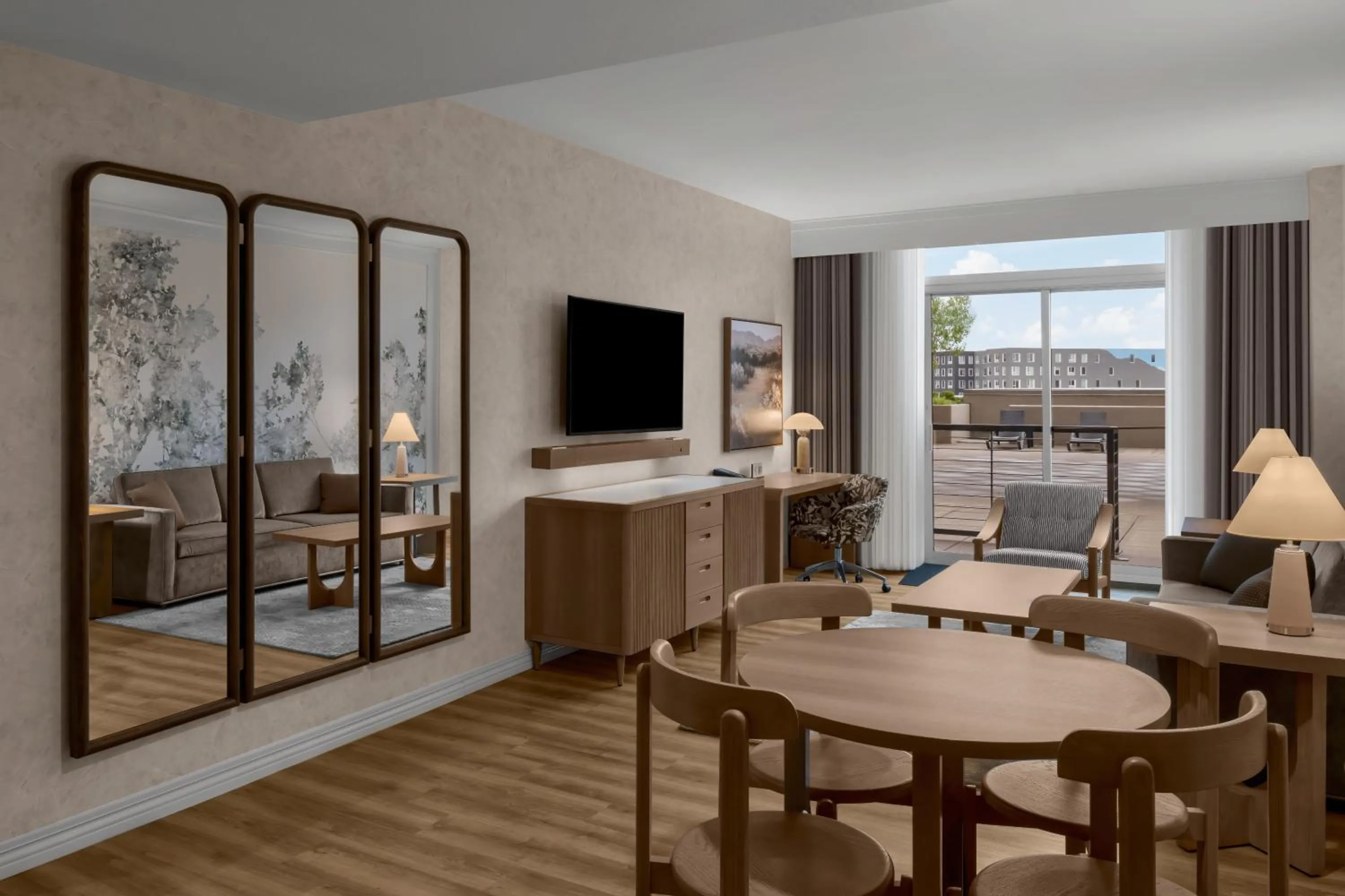 Living room in The Grove Hotel