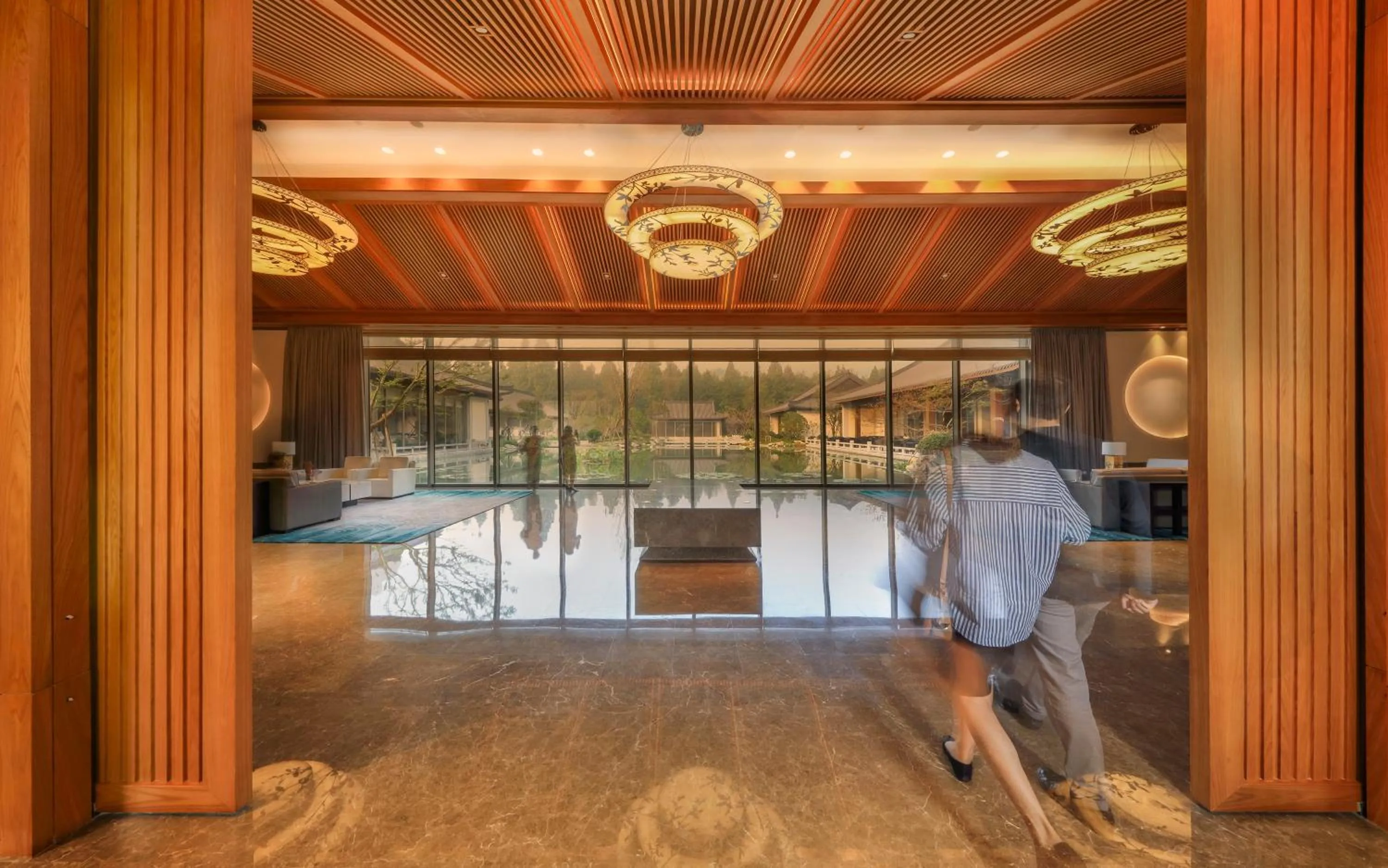 Lobby or reception in West Lake State Guest House