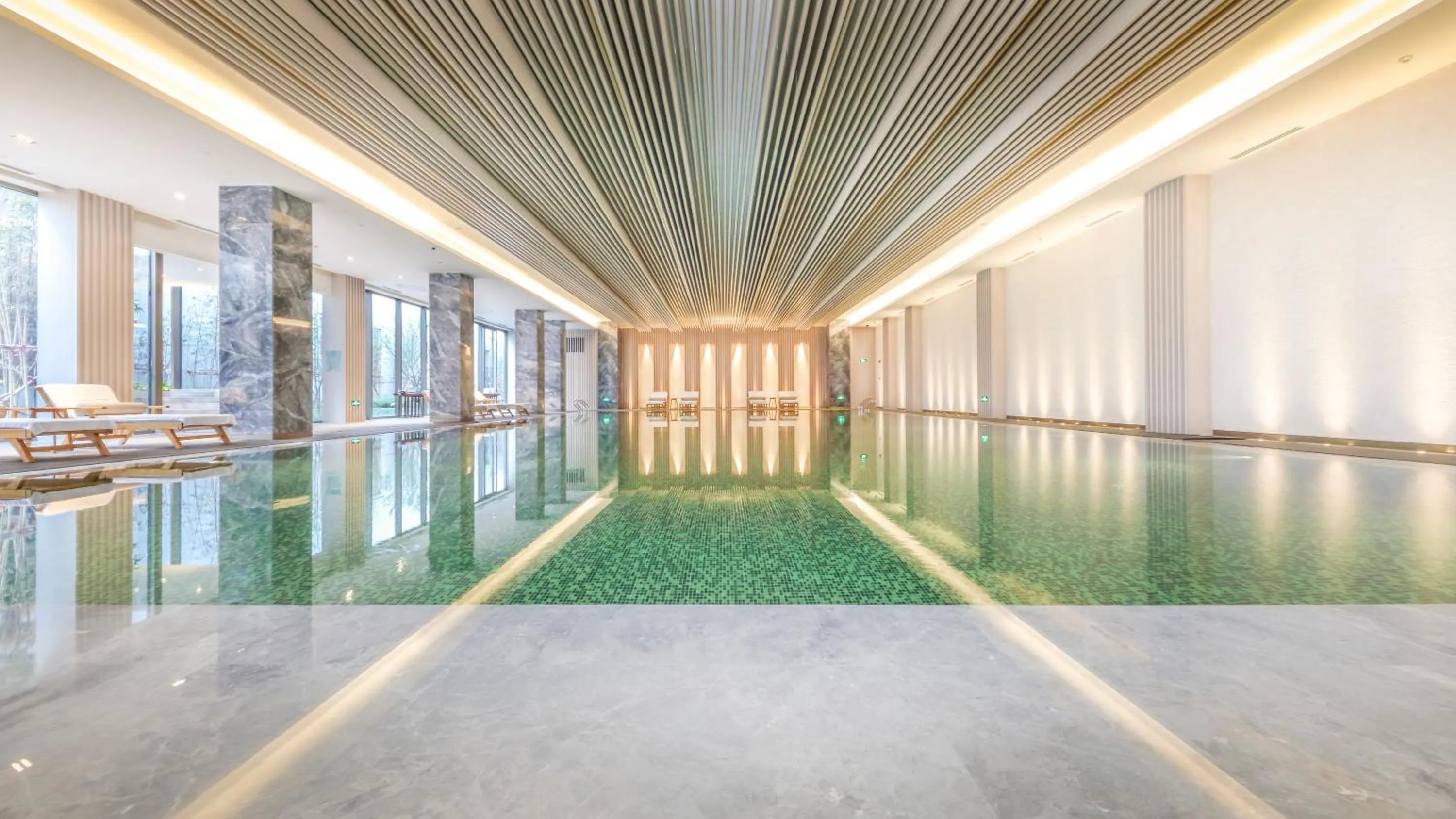 Swimming pool in West Lake State Guest House